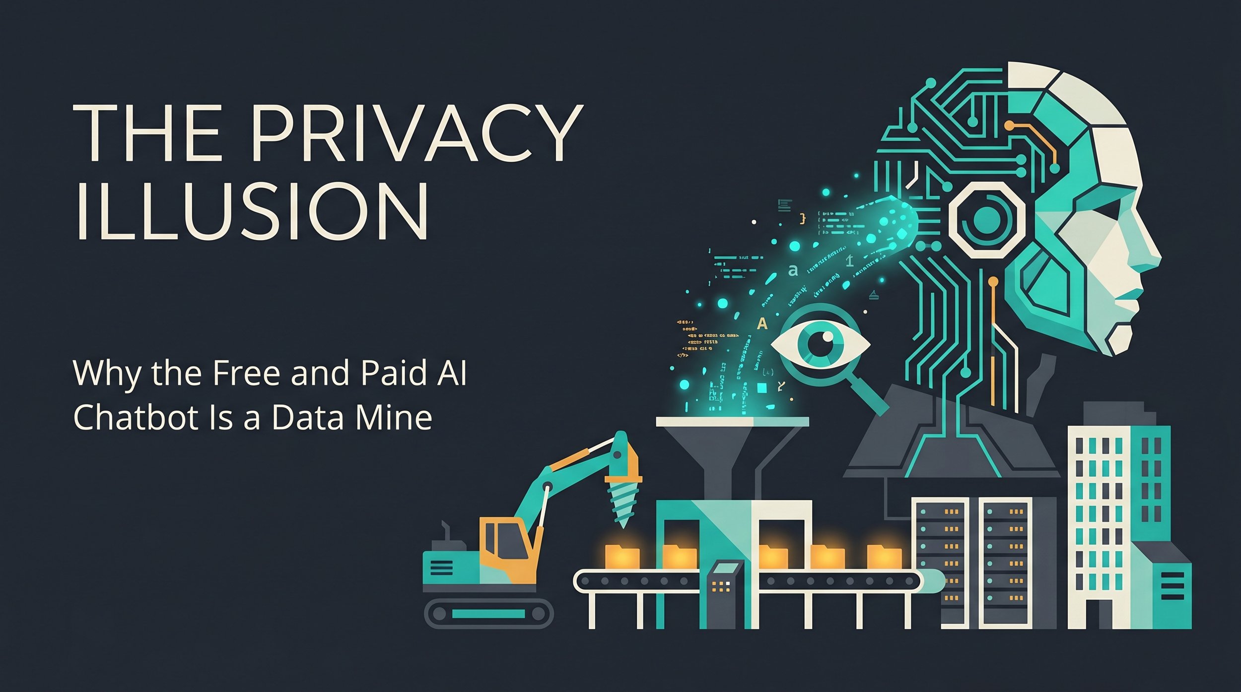 The Privacy Illusion: Why the "Free" (and even Paid) AI Chatbot is a Data Mine