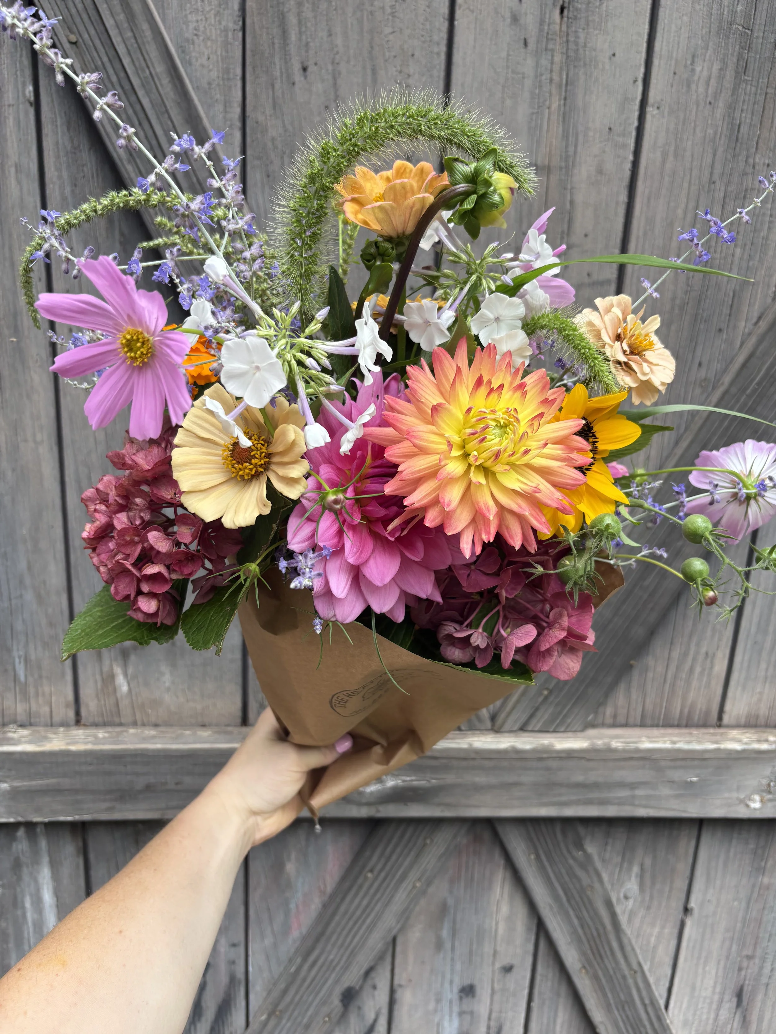 Garden Wrapped Bouquet