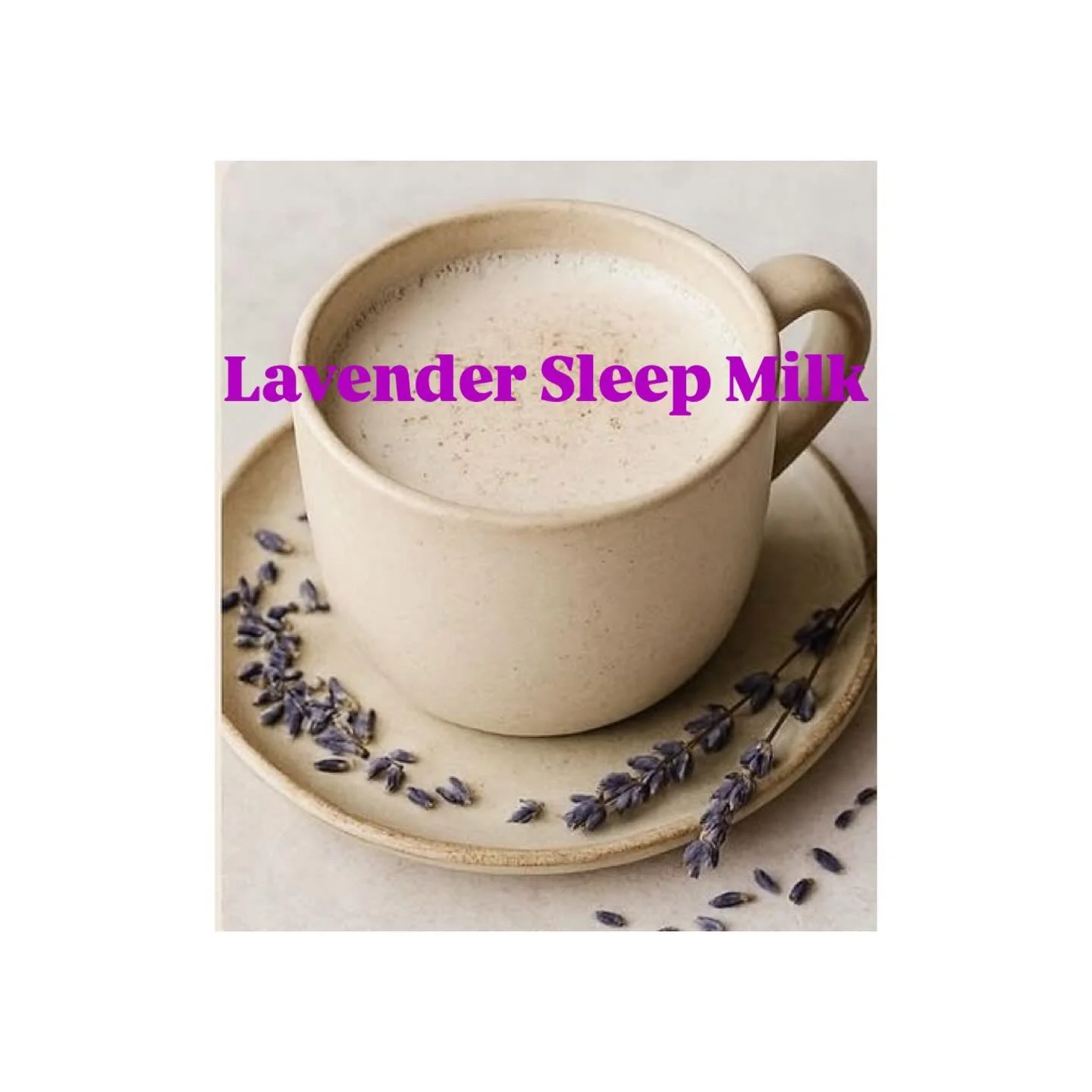 Lavender + Sleepy Milk= My Midnight Love Affair 🌙 🌟 

Forget counting sheep 🐑, get over here and sip your way into dreamland. 😴 

Lavender&rsquo;s out here being the Beyonc&eacute; of bedtime:
- calms nervous system 
- reduces anxiety
Smells like