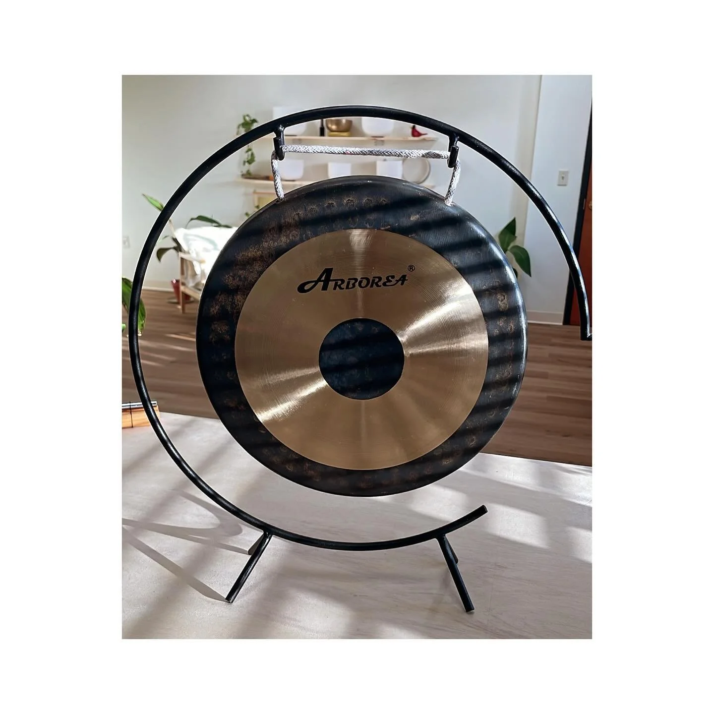 Our shiny new arrival has landed, and she&rsquo;s got BIG vibes! 🌟 

@stensrudj and I are planning on hosting our first sound bath at the space towards the end of October.  Come lie down, zone out, and let the gong and her friends do their thang!

S