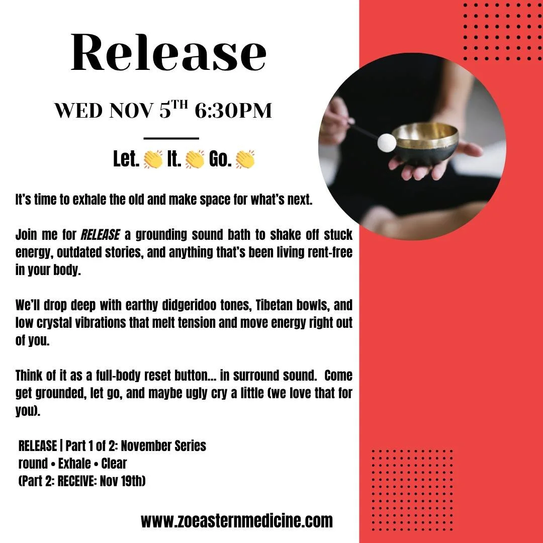 We&rsquo;re not holding it in anymore. Come release, reset, and maybe cry a little (the good-for-your-soul kind).

Did I mention we're burning things at the end...?

Click link in bio to grab your seat! 

See you in the ethereal!