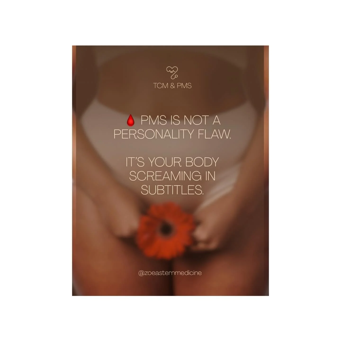 Your period shouldn&rsquo;t feel like a monthly exorcism.

If PMS turns you into someone you don&rsquo;t recognize: rage, tears, bloat, cramps, brain fog, zero patience&hellip; that&rsquo;s not &ldquo;just hormones.&rdquo; That&rsquo;s your body aski