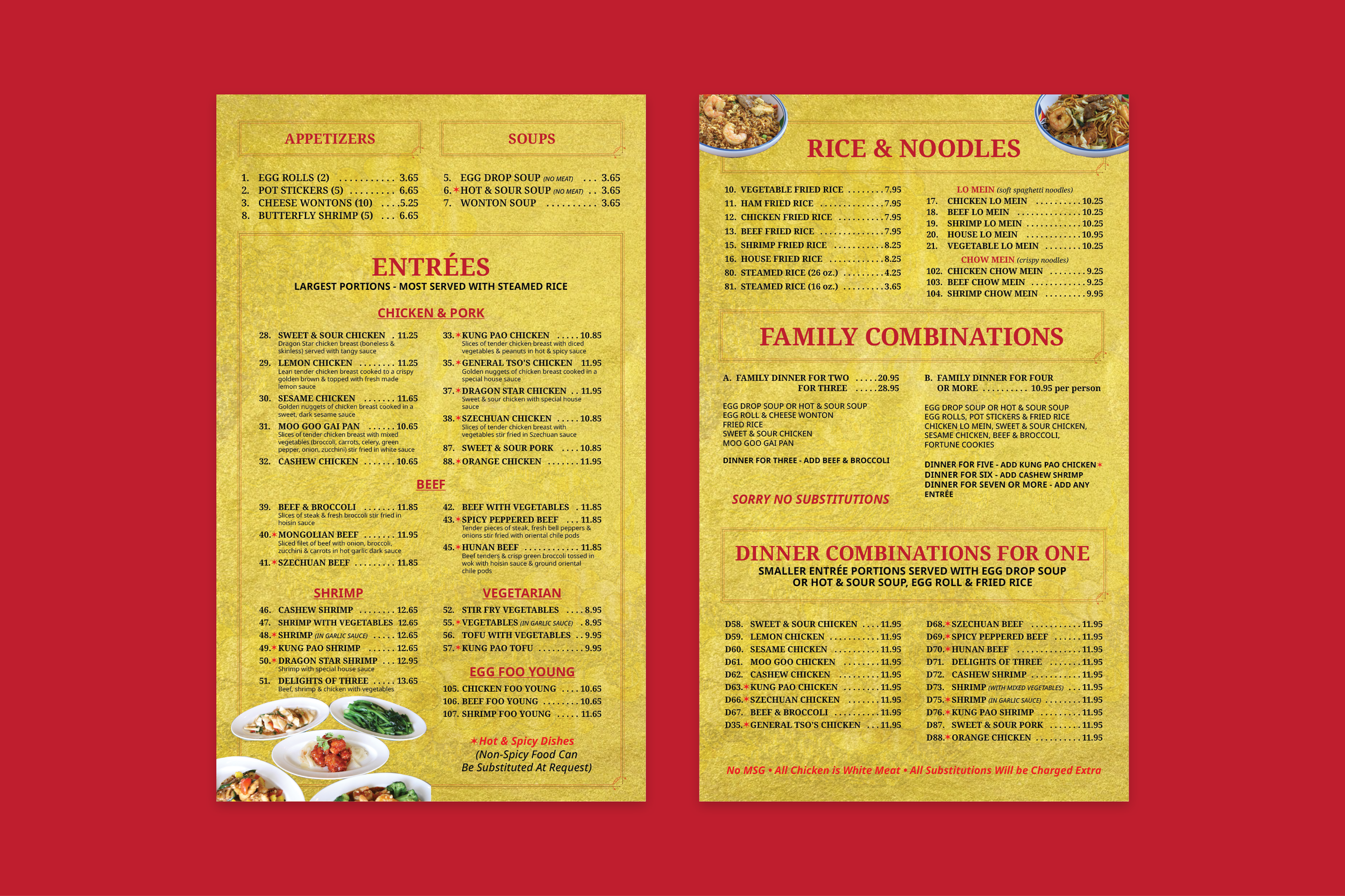 Restaurant Menus