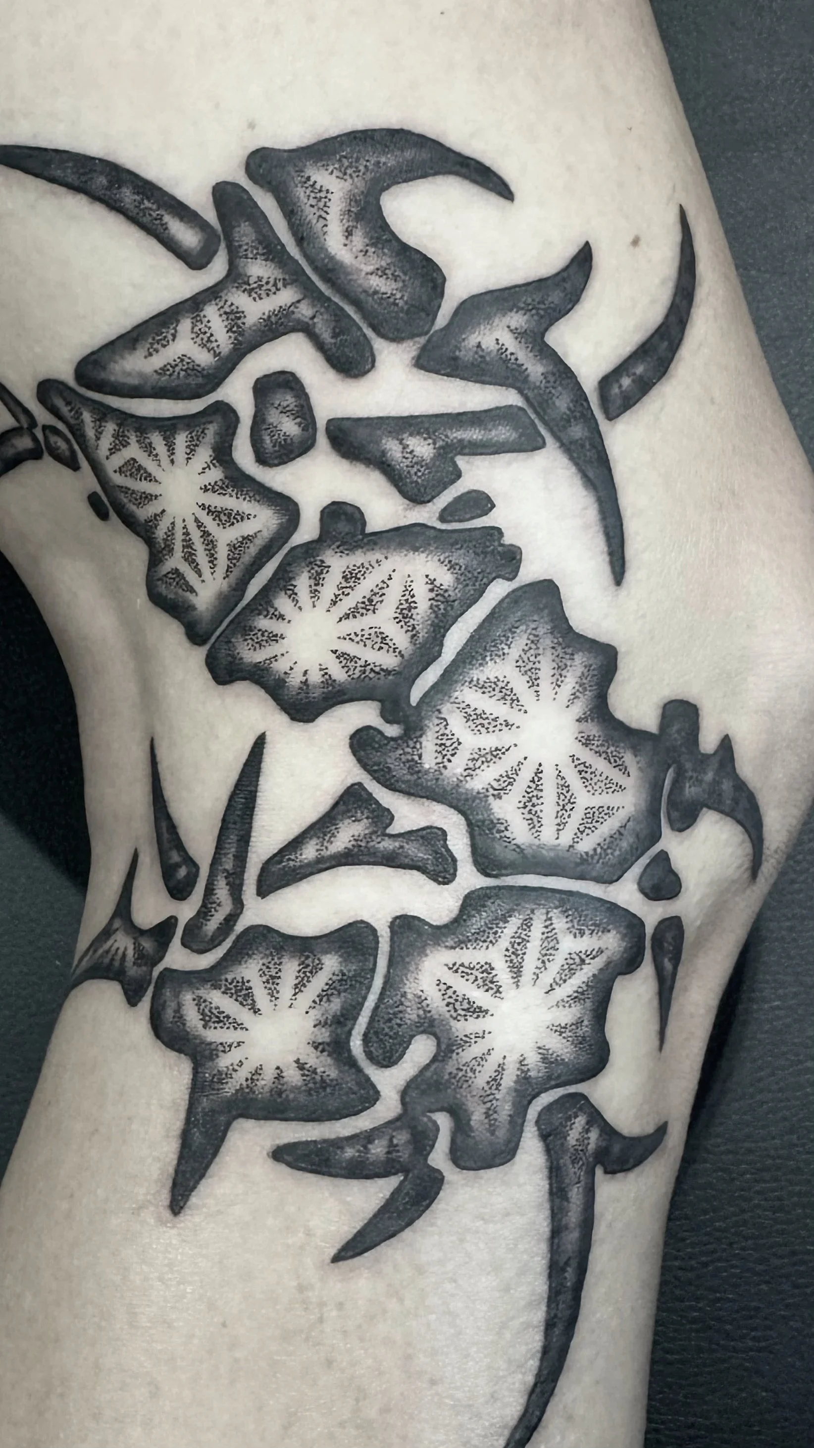 Sepultura logo geometric pattern tattoo shop near me open south bay california