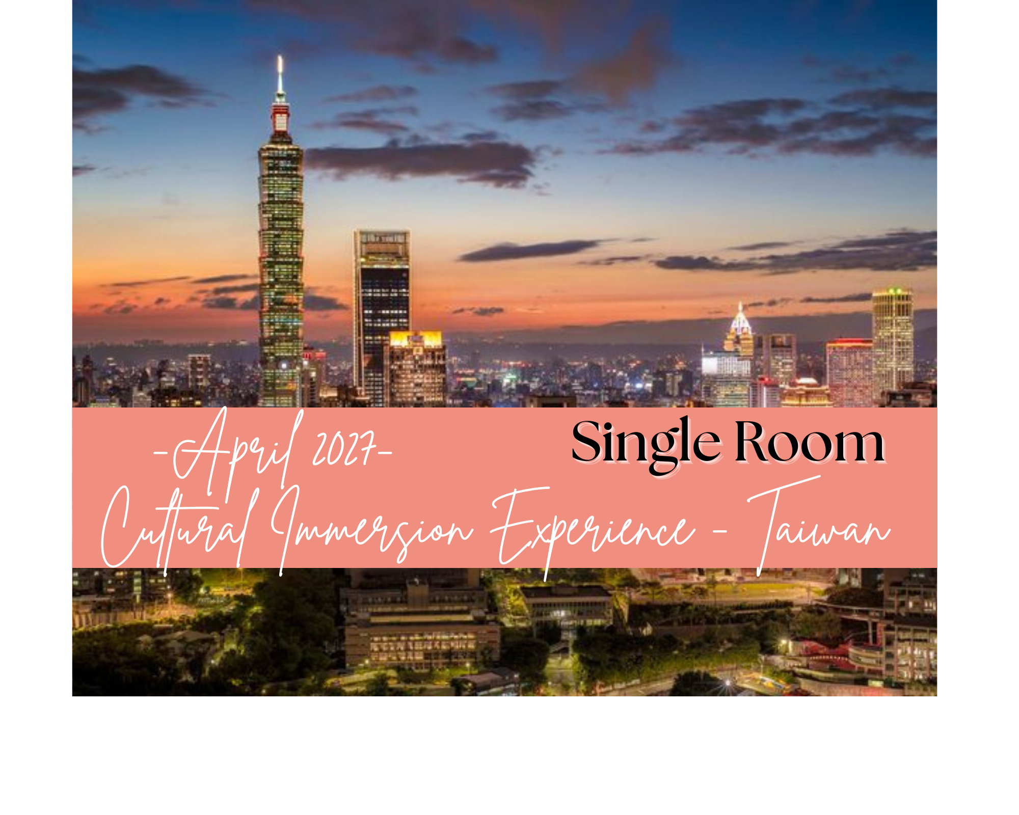 April 15 - 23, 2027 : Single Room