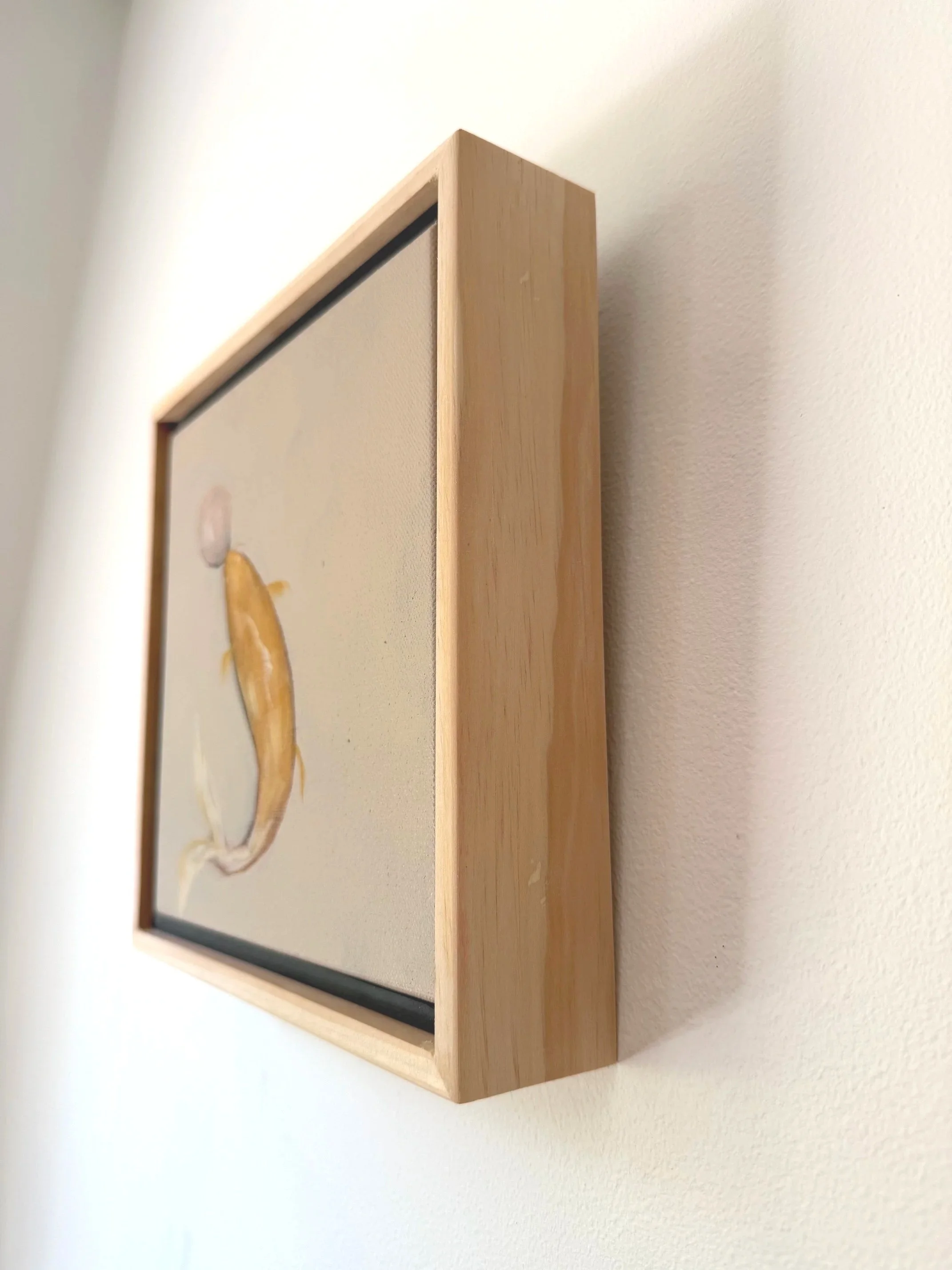 PeachYellowGoldenKoiFishContemporaryPainting2SarahMorrisonAbstractArtRichmondVirginiaPainterArtist.jpg
