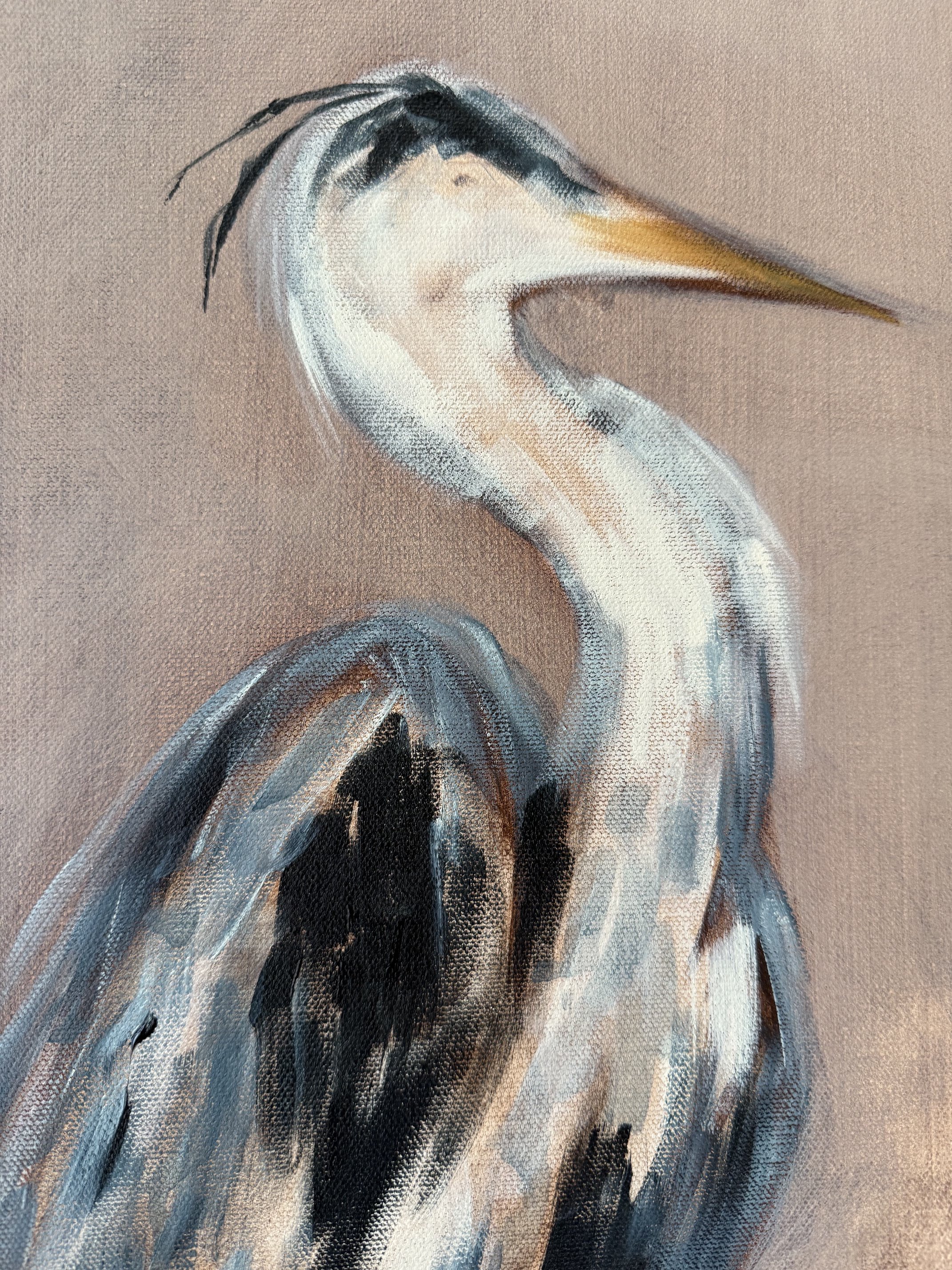 Chase2GreyHeronBirdPortraitContemporaryModernBluePaintingSarahMorrisonAbstractArtRichmondVirginiaPainterArtist.jpeg