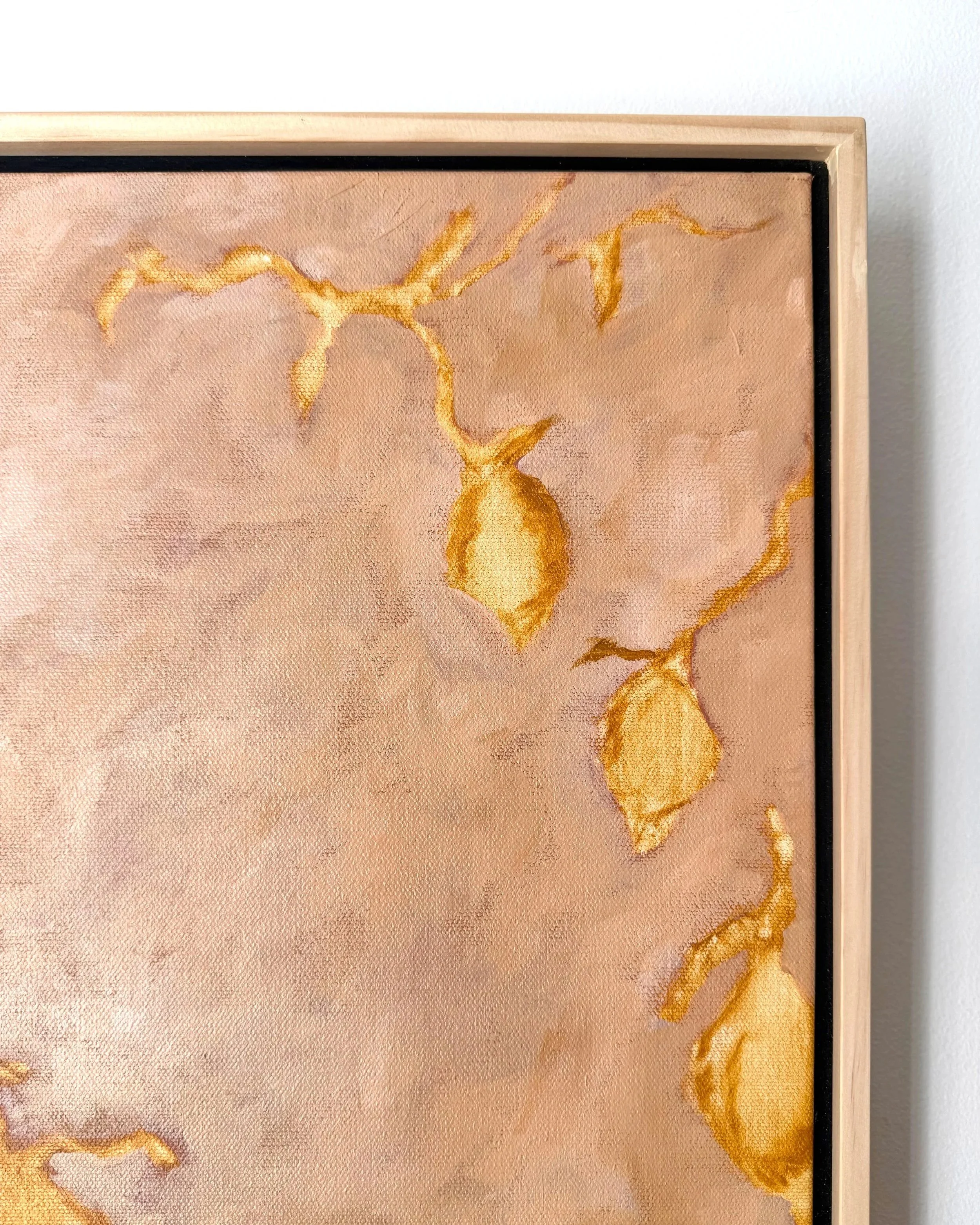 SophieBlushPinkGoldandYellowModernLemonContemporaryFruitVinePaintingDetail5SarahMorrisonAbstractArtRichmondVirginiaPainterArtist.jpg