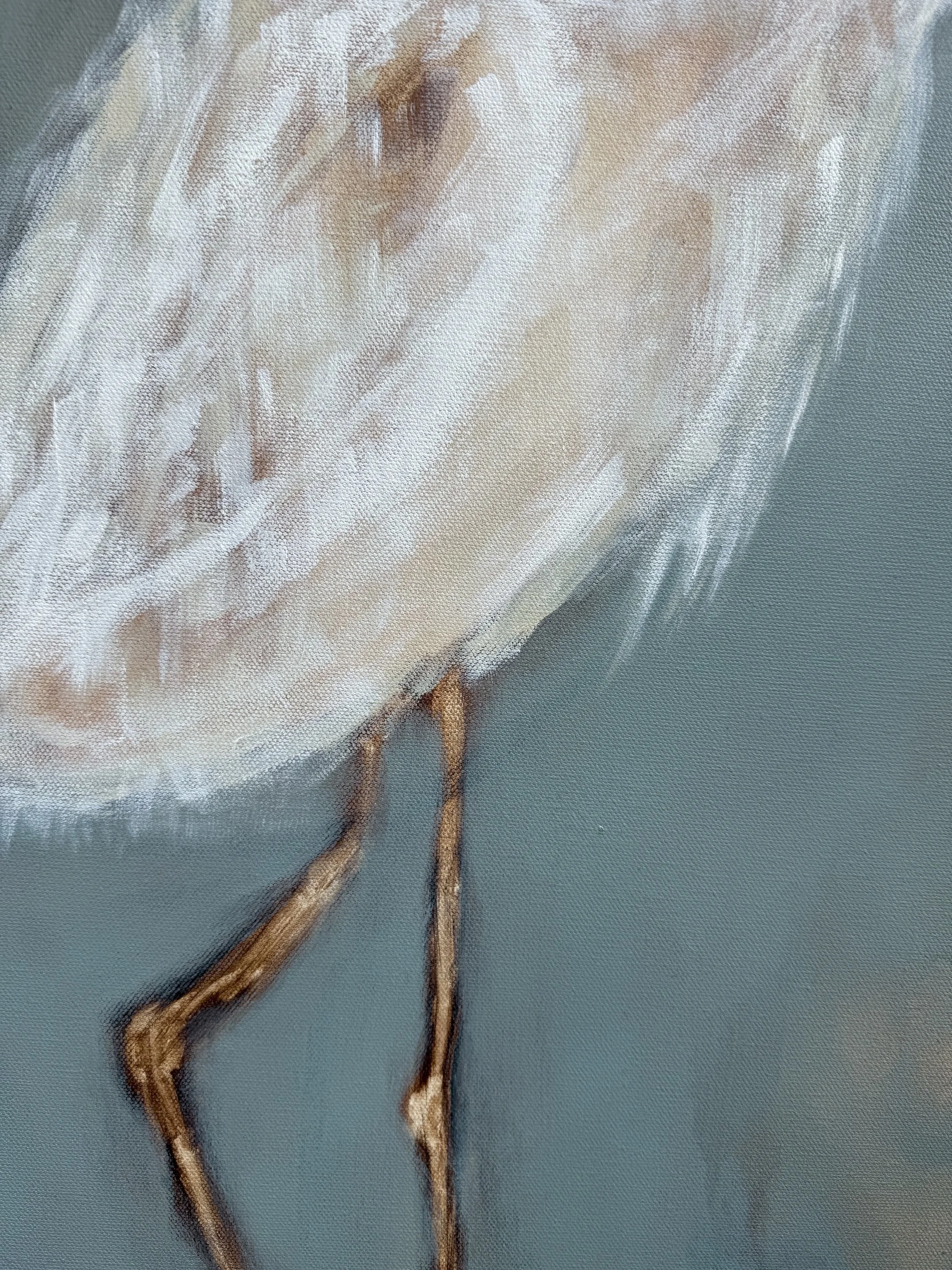 Lilly2WhiteBirdPortraitContemporaryModernBluePaintingSarahMorrisonAbstractArtRichmondVirginiaPainterArtist.jpeg