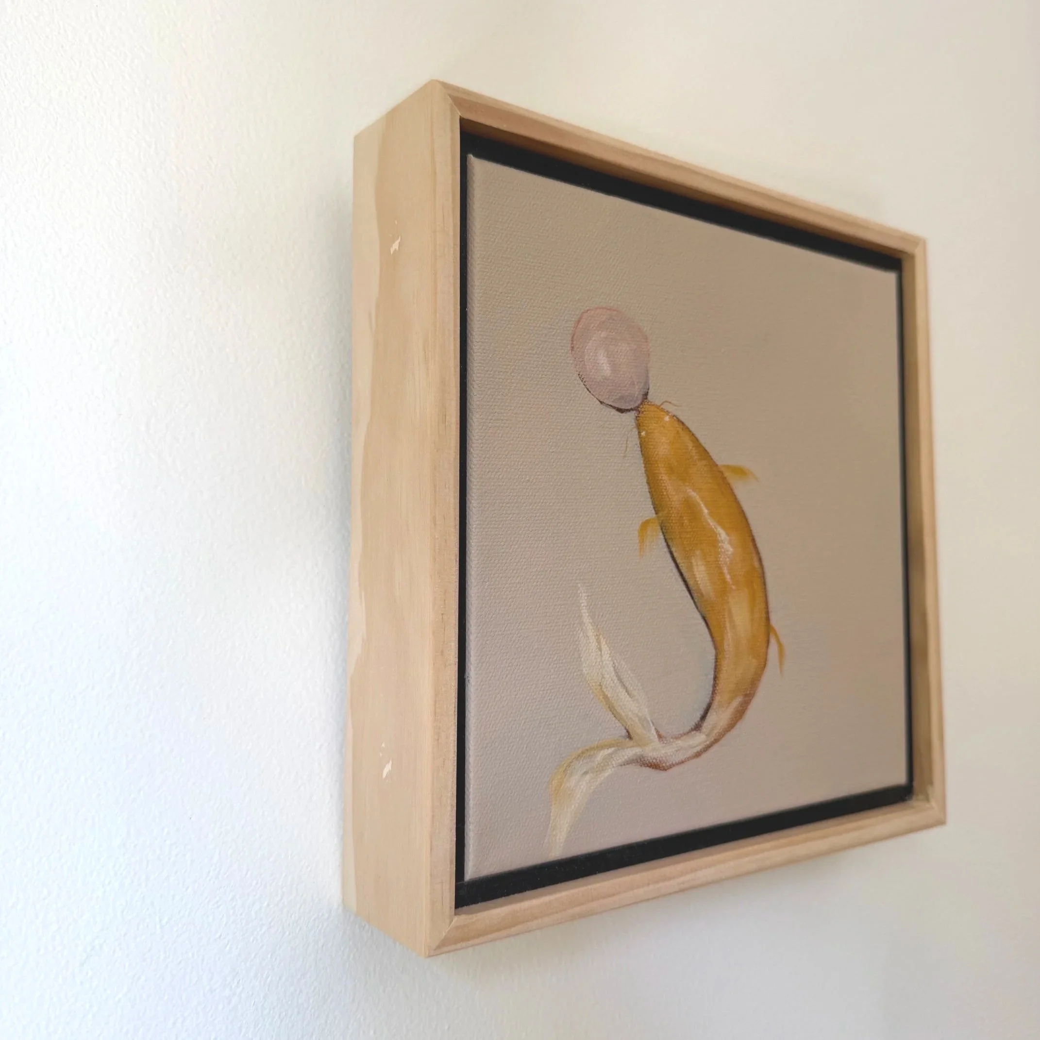 PeachYellowGoldenKoiFishContemporaryPainting1SarahMorrisonAbstractArtRichmondVirginiaPainterArtist.jpg