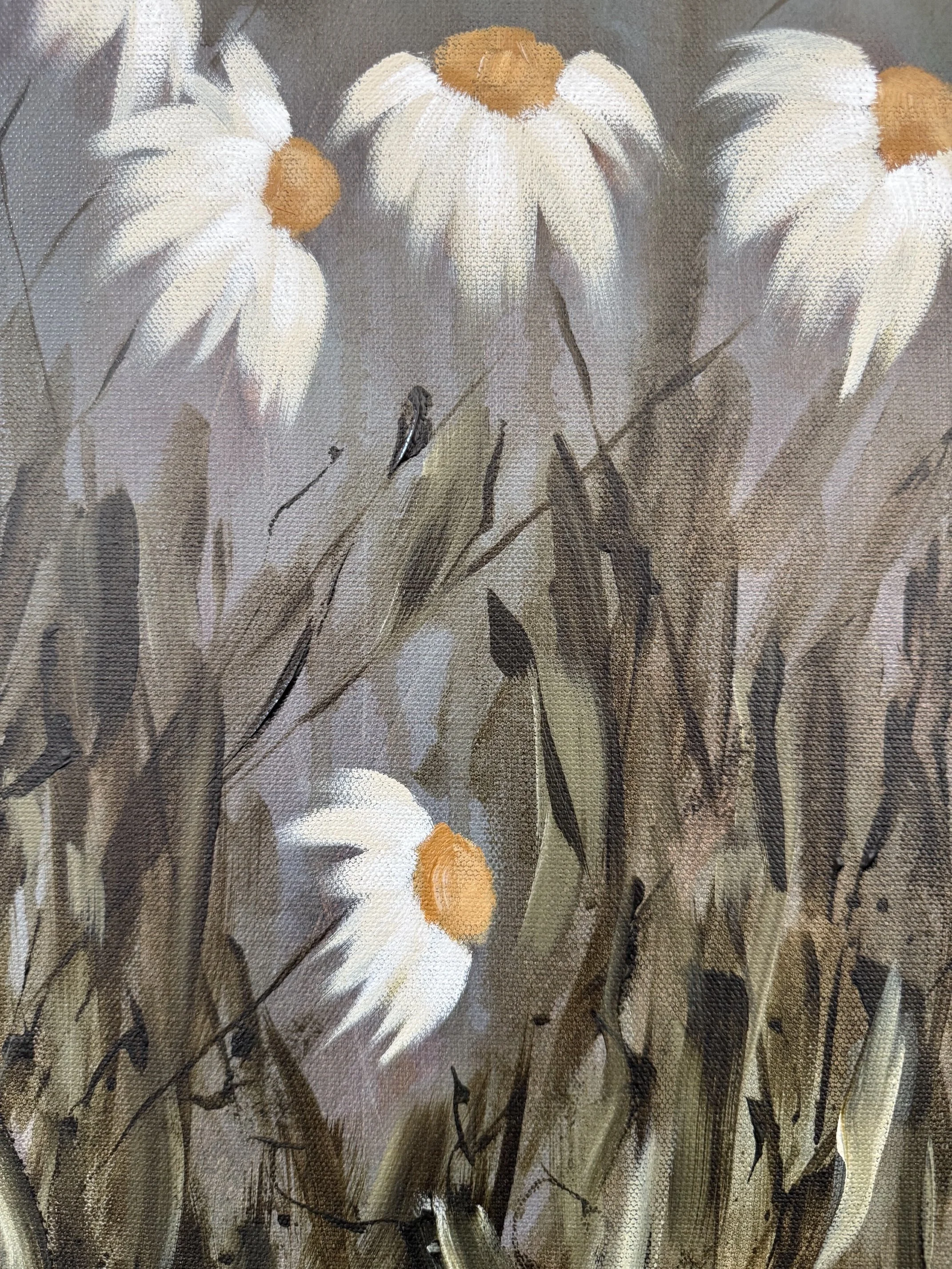 ChelseaBlueSkyDaisyModernLandscapeContemporaryFloralPaintingDetail2SarahMorrisonAbstractArtRichmondVirginiaPainterArtist.jpeg