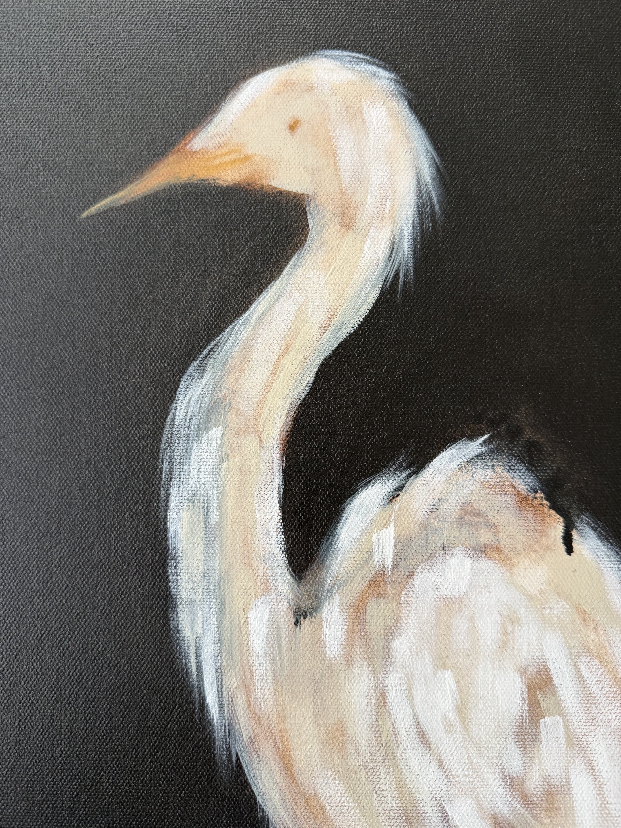 NellaWhiteBirdPortraitContemporaryModernBluePaintingSarahMorrisonAbstractArtRichmondVirginiaPainterArtist.jpeg