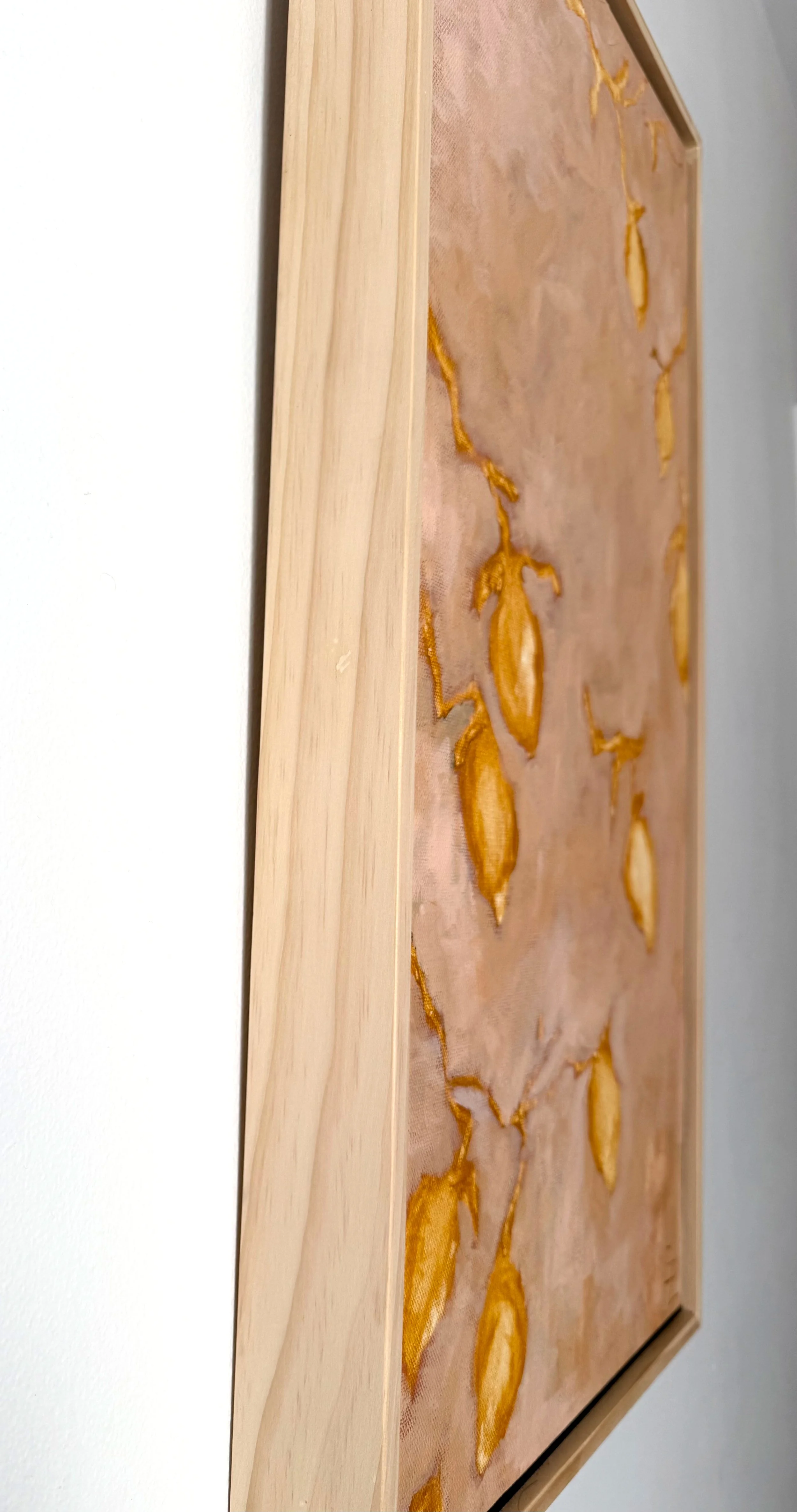 SophieBlushPinkGoldandYellowModernLemonContemporaryFruitVinePaintingDetail1SarahMorrisonAbstractArtRichmondVirginiaPainterArtist.jpeg