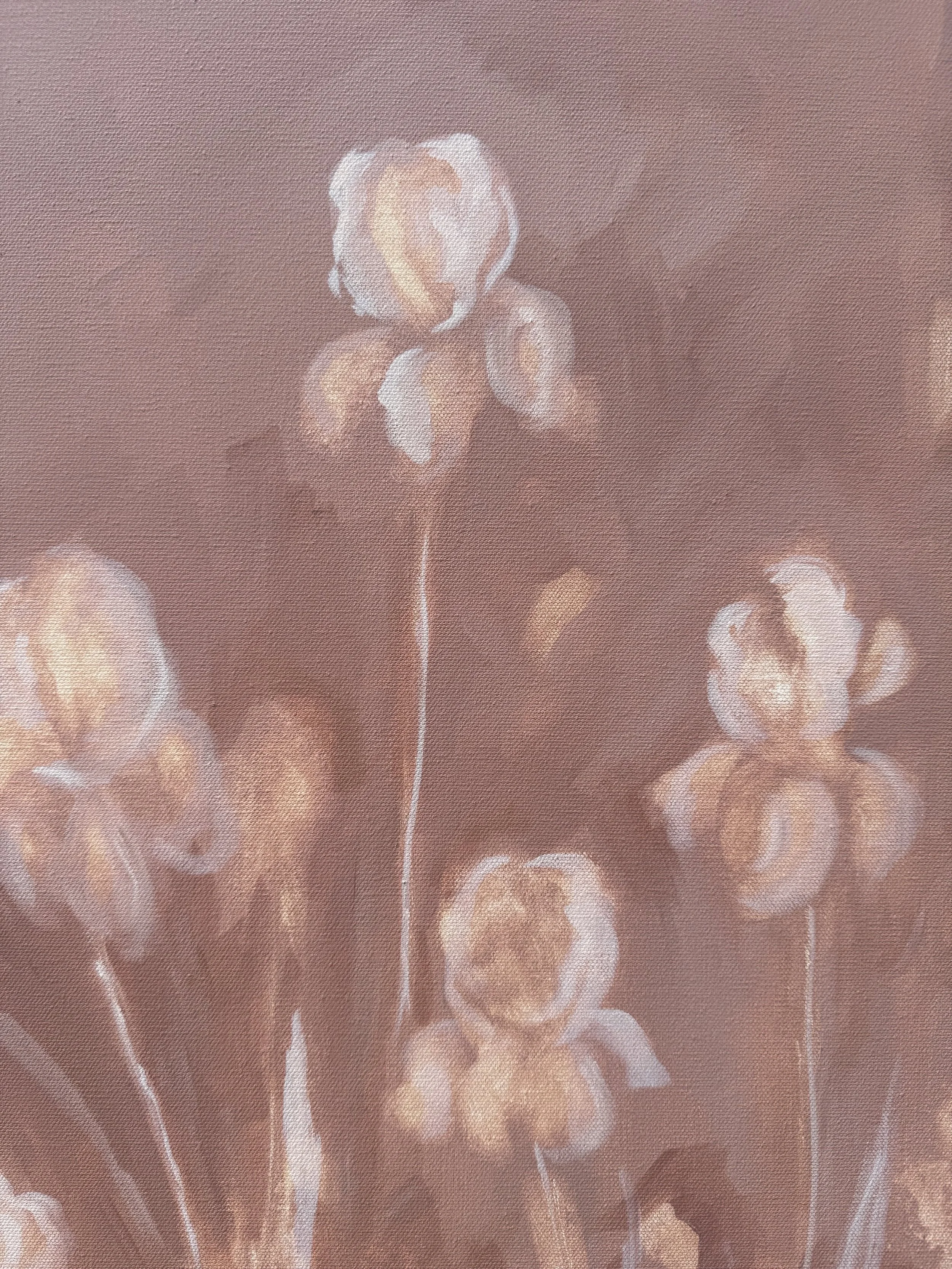 VittoriaBlushPinkModernIrisContemporaryFloralLandscapePaintingDetail1SarahMorrisonAbstractArtRichmondVirginiaPainterArtist.jpeg
