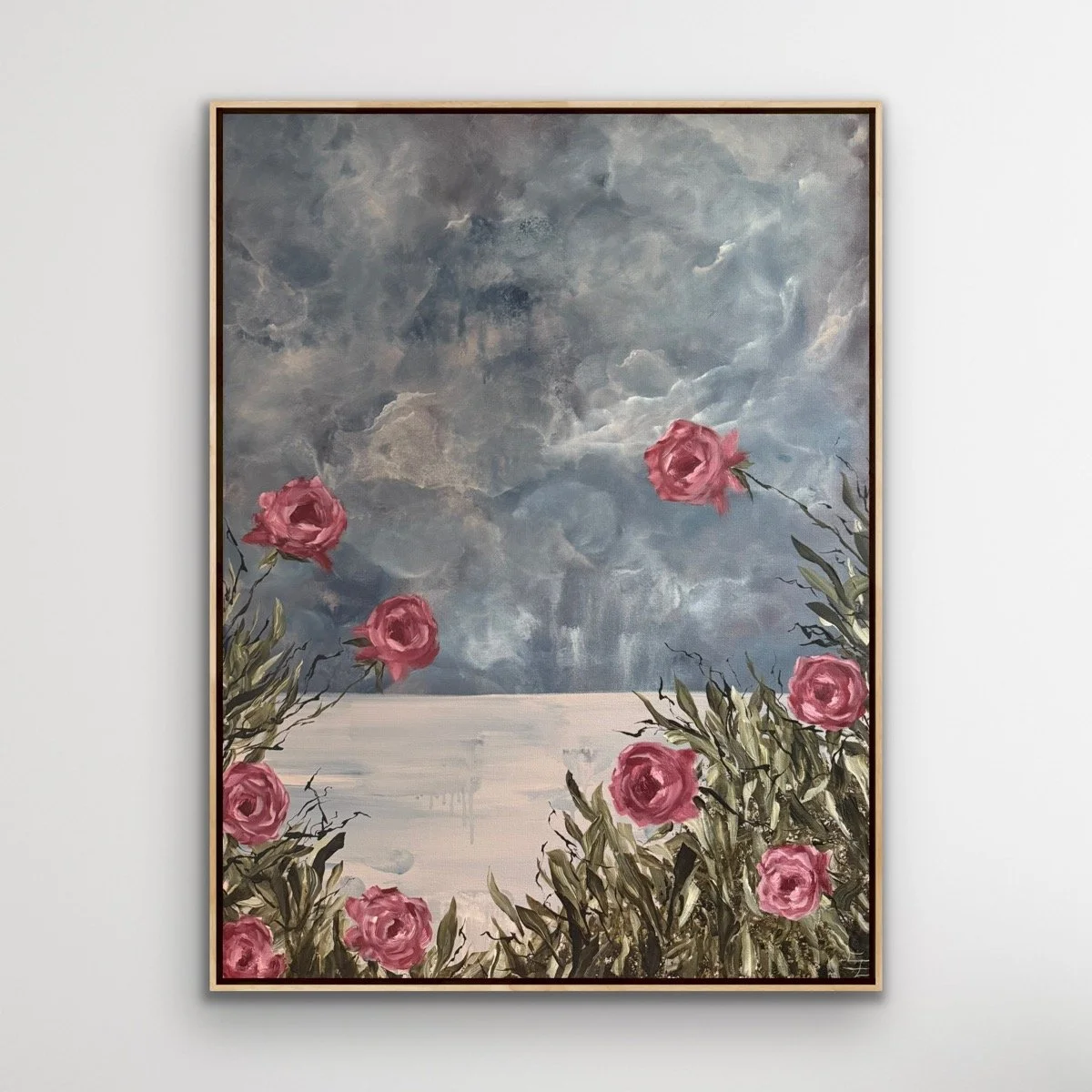 JuliettaRedRosesPinkModernContemporarySeascapeSarahMorrisonAbstractArtRichmondVirginiaPainterArtist.jpg