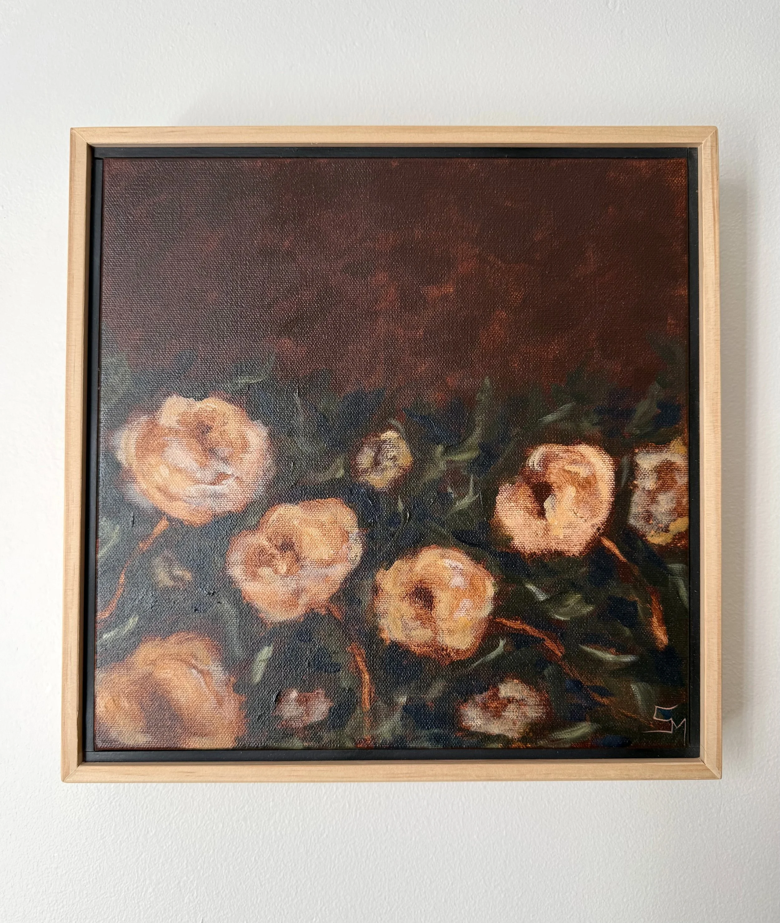 DulceYellowGoldRoseModernFloralContemporaryLandscapePaintingSarahMorrisonAbstractArtRichmondVirginiaPainterArtist.jpeg