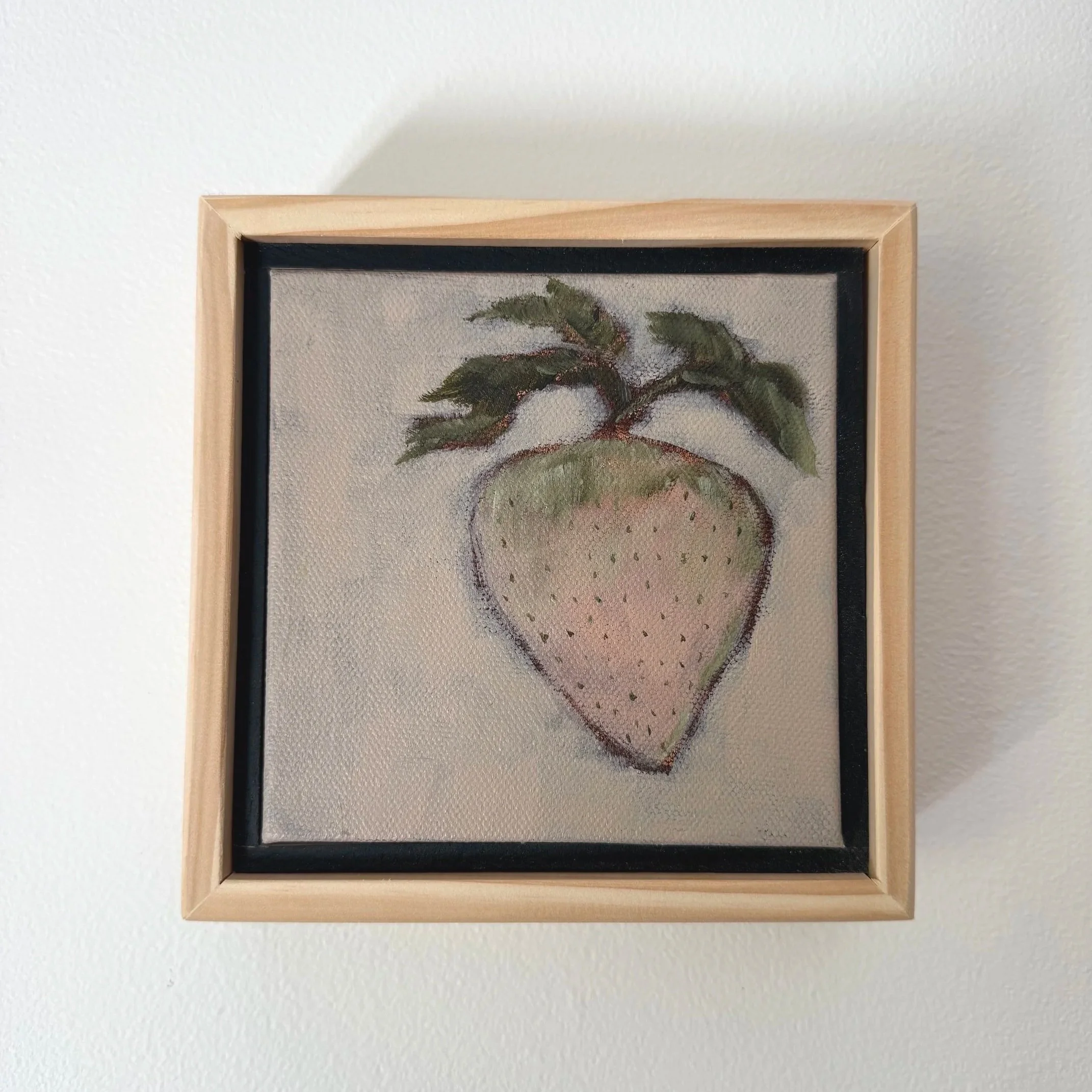 JunePinkStrawberryCreamContemporaryStillLifePaintingSarahMorrisonAbstractArtRichmondVirginiaPainterArtist.jpg