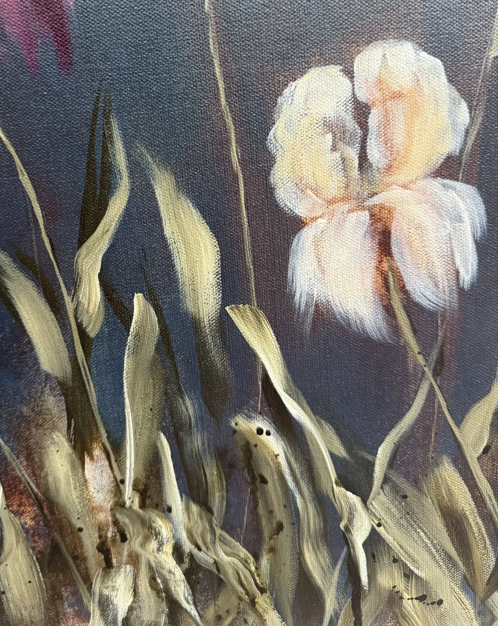 ShelbyNavyBlueMulticoloredIrisModernLandscapeContemporaryLandscapePaintingDetail3SarahMorrisonAbstractArtRichmondVirginiaPainterArtist.jpeg
