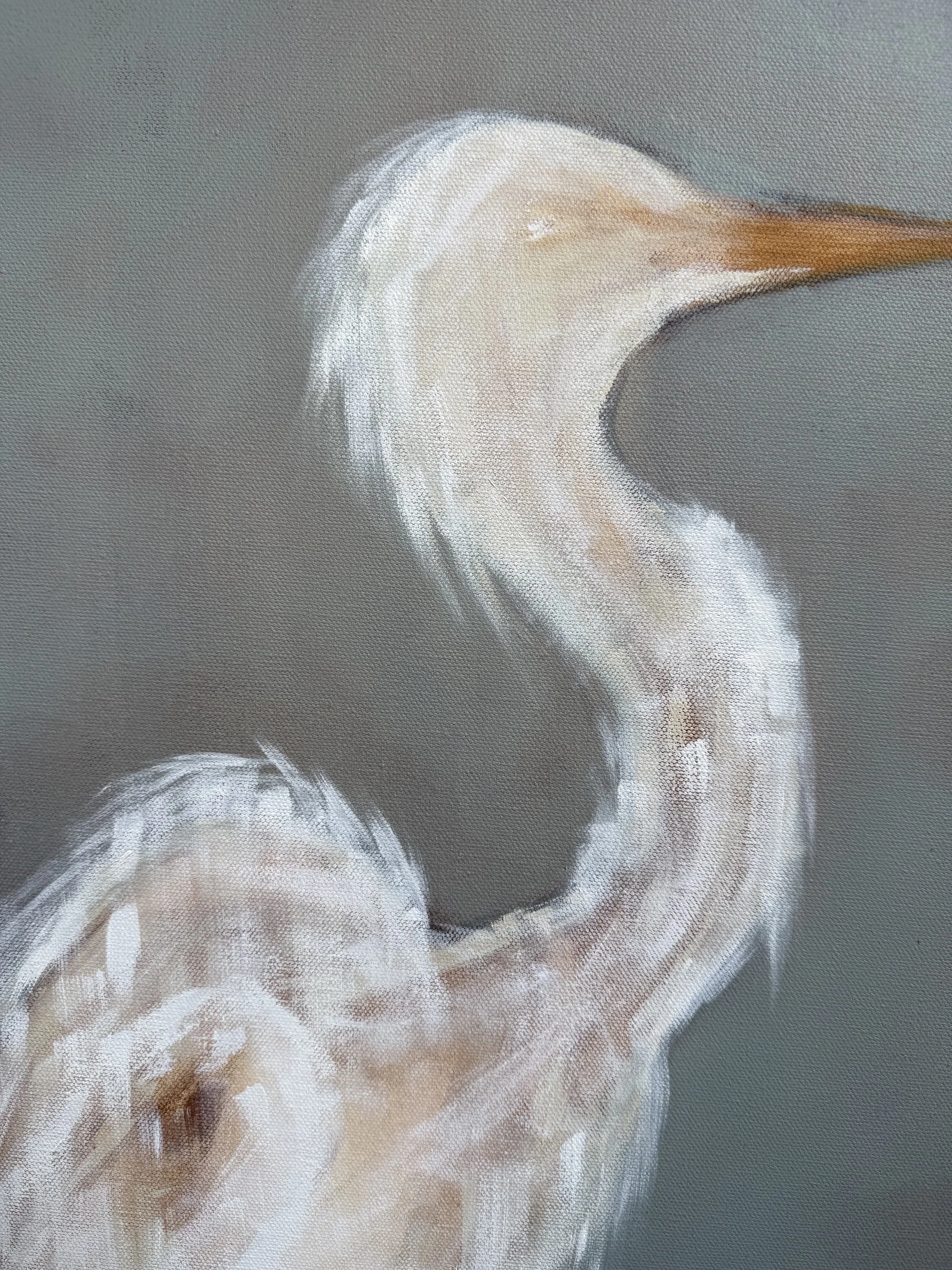 Lilly3WhiteBirdPortraitContemporaryModernBluePaintingSarahMorrisonAbstractArtRichmondVirginiaPainterArtist.jpeg