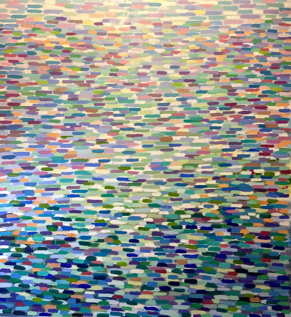 Pattern 1, 2025, oil on canvas, 94” x 86”