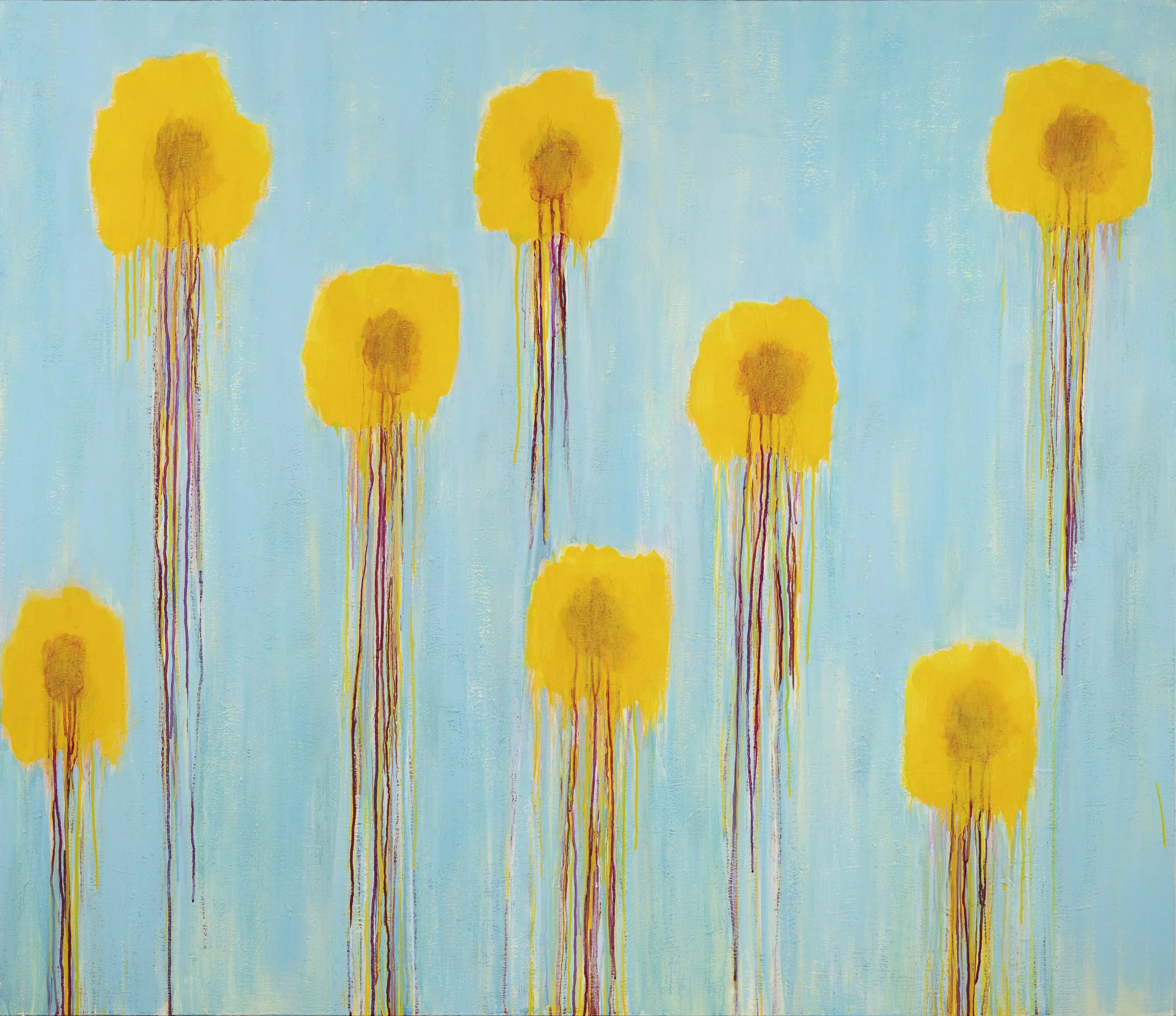 Meditation, 2024, Acrylic on Linen, 51” x 66”