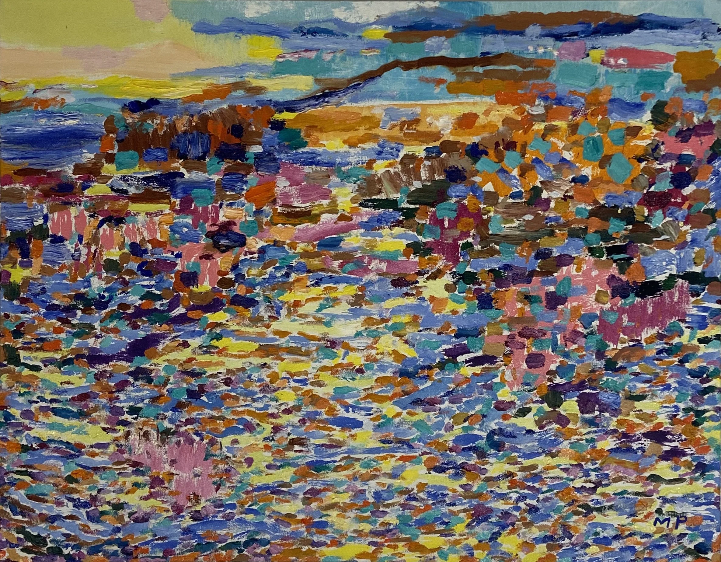 Landscape 1, 2024, oil on canvas, 22” x 28”