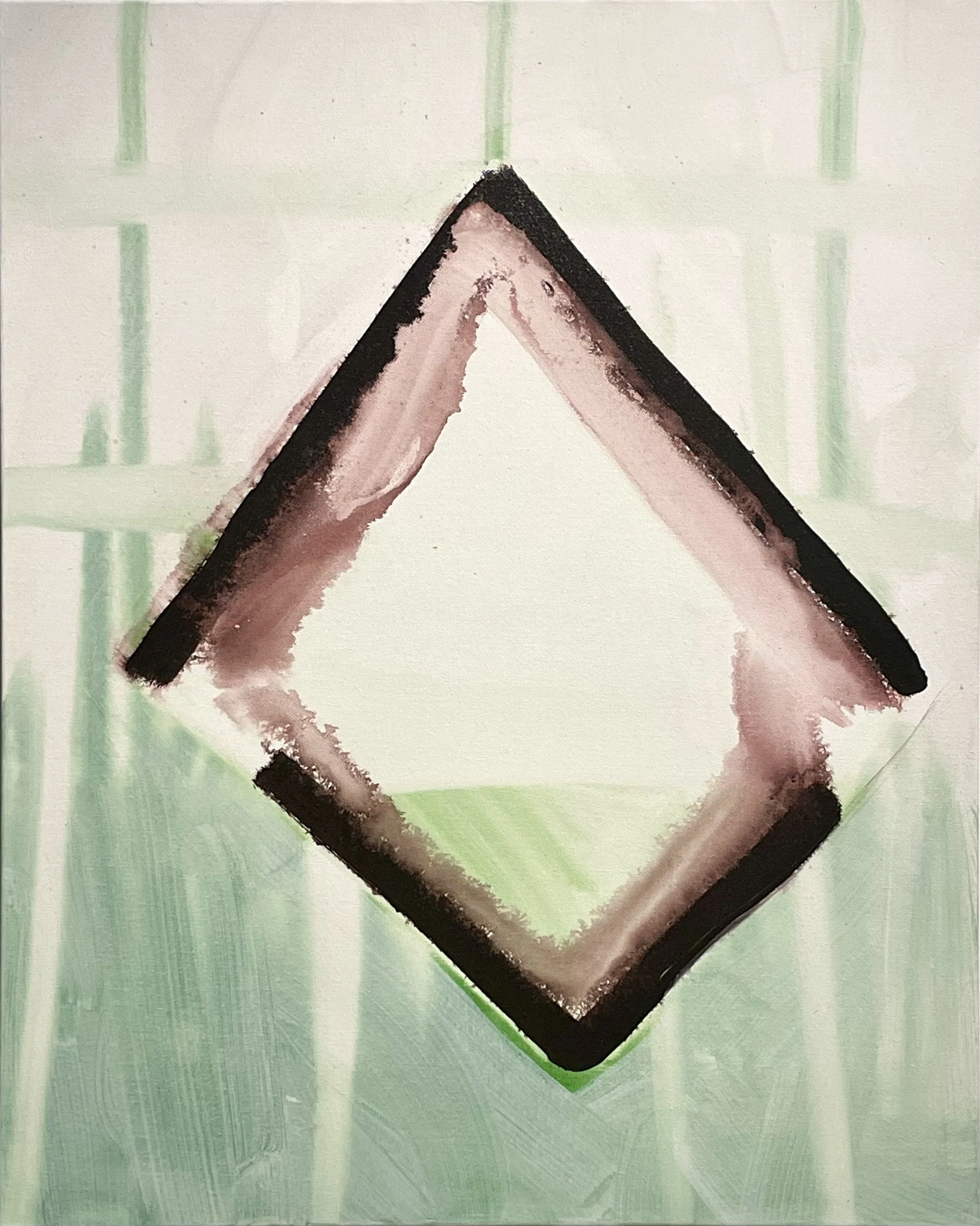 Hummingbird, 2025, acrylic on canvas, 30"x 24"