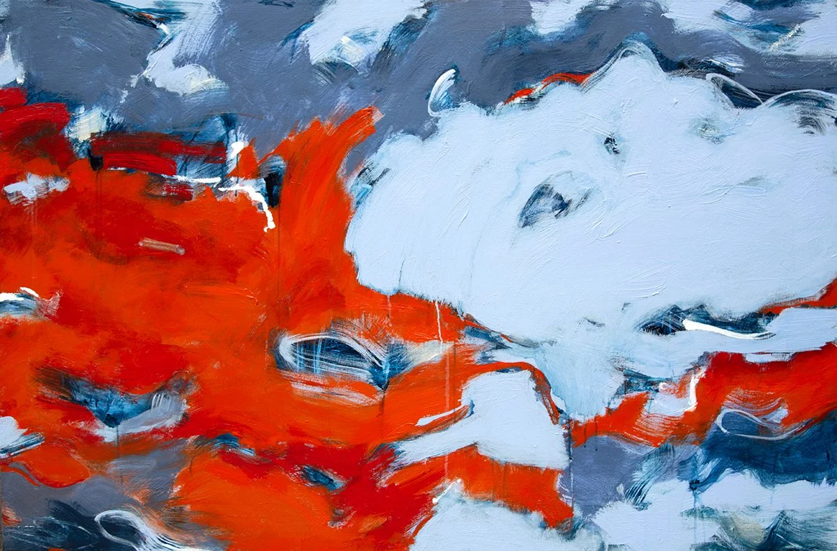 CONFLUENCE, 2025, Acrylic on Canvas, 40 x 60”
