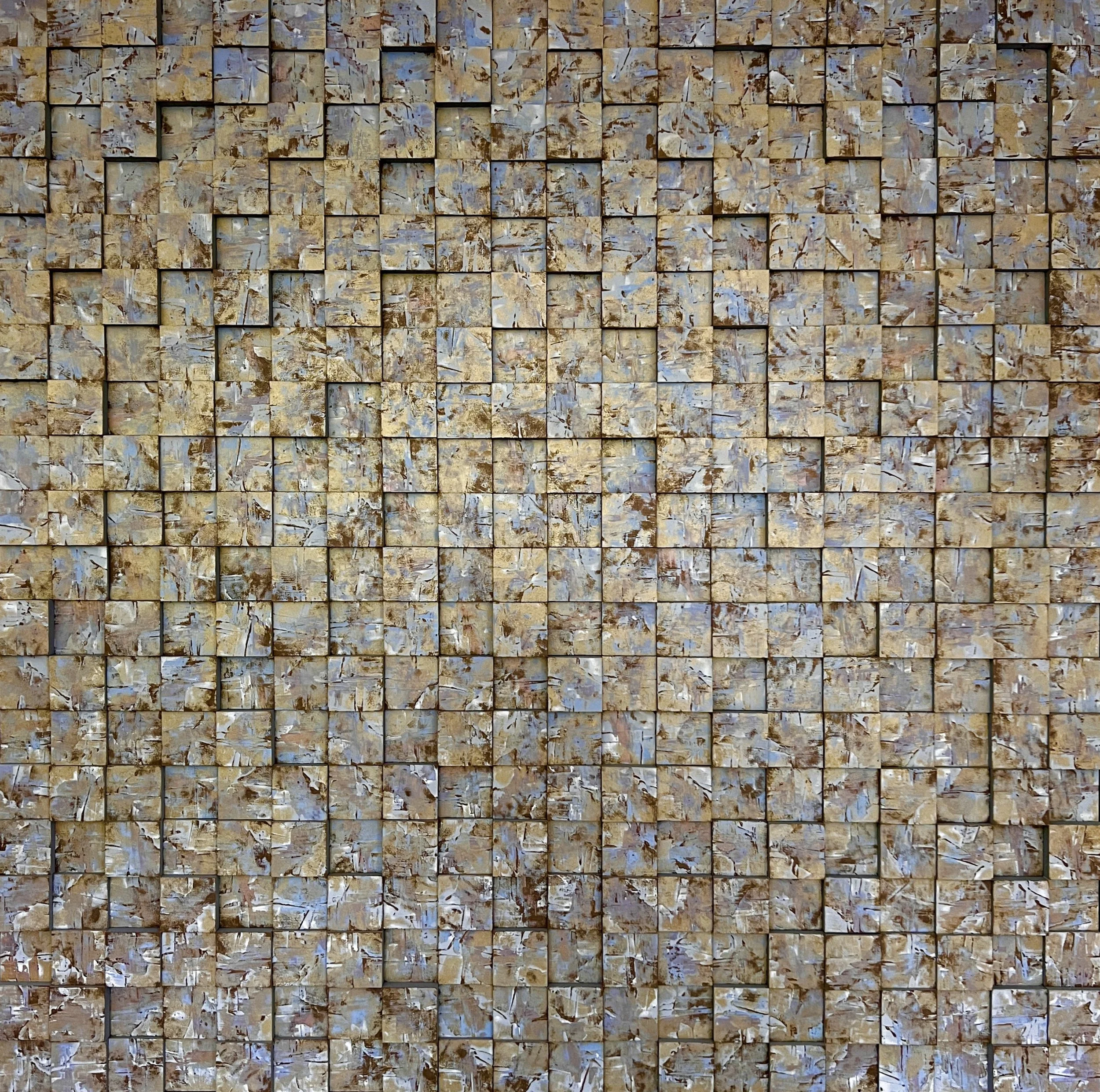 Brilliance, 2022, Oil on Sintra, 60" x 60"