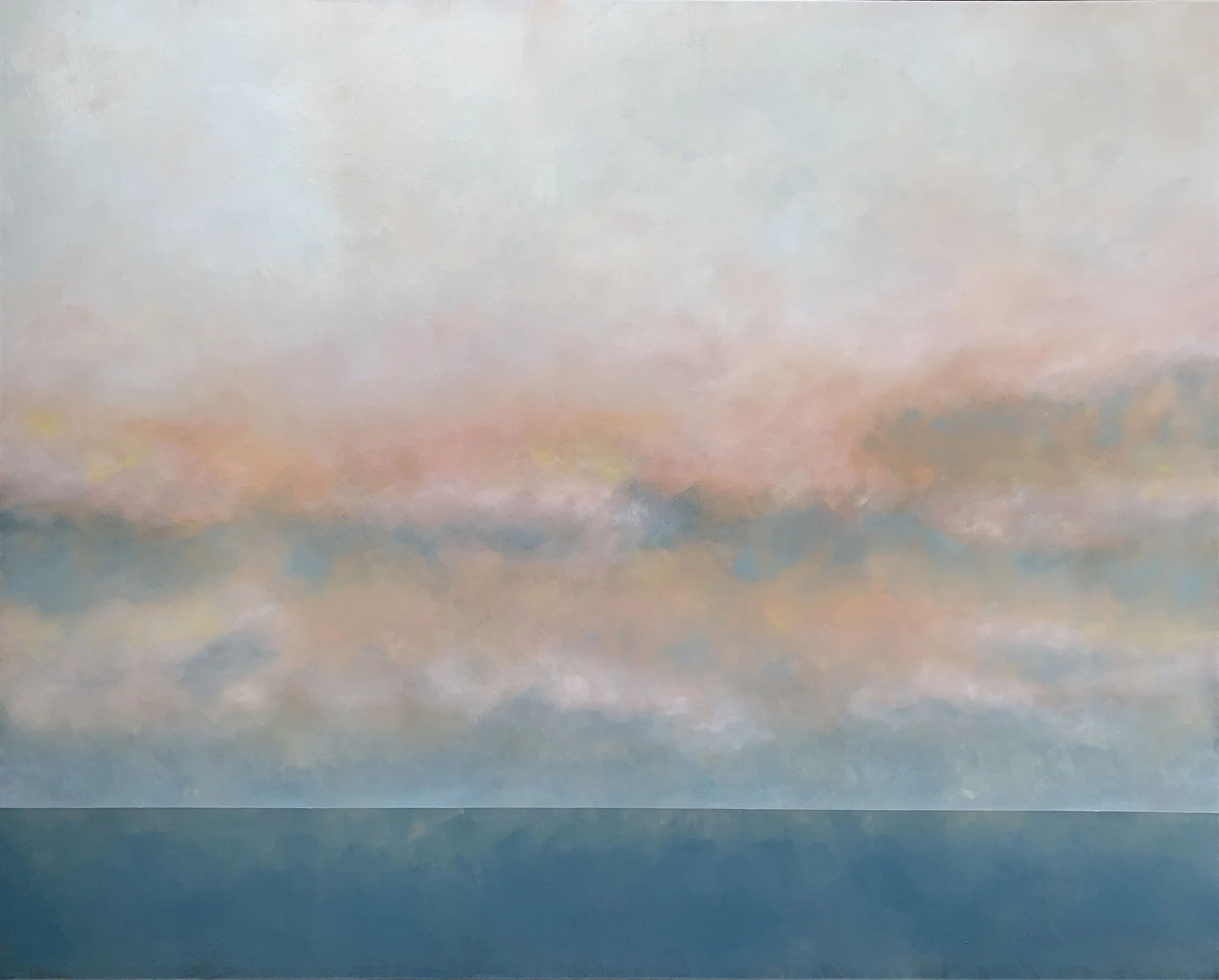 Coral Mist, 2020, Oil on Canvas, 48" x 60"