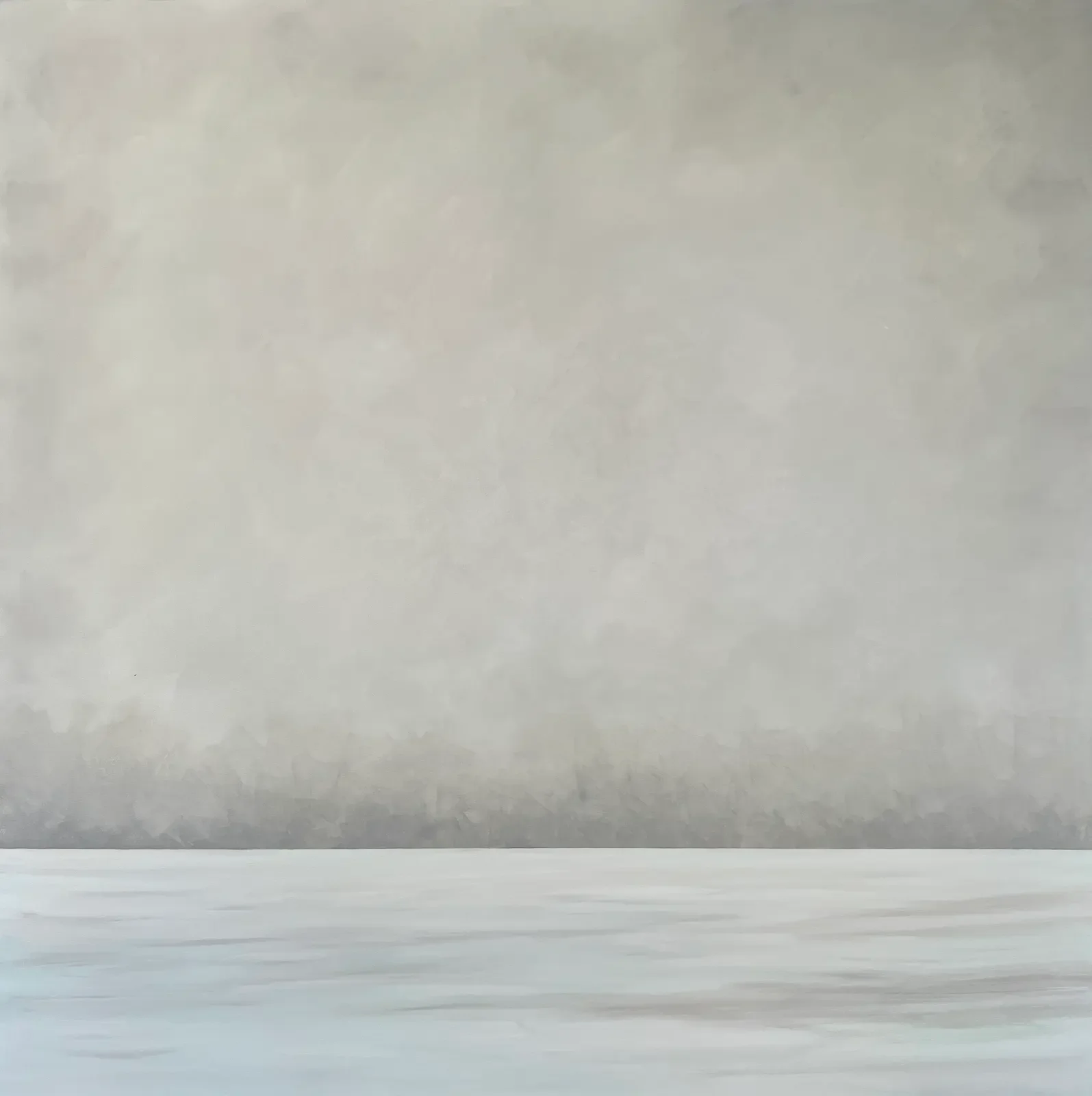 Silent Sea, 2023, Oil on Canvas, 60” x 60”