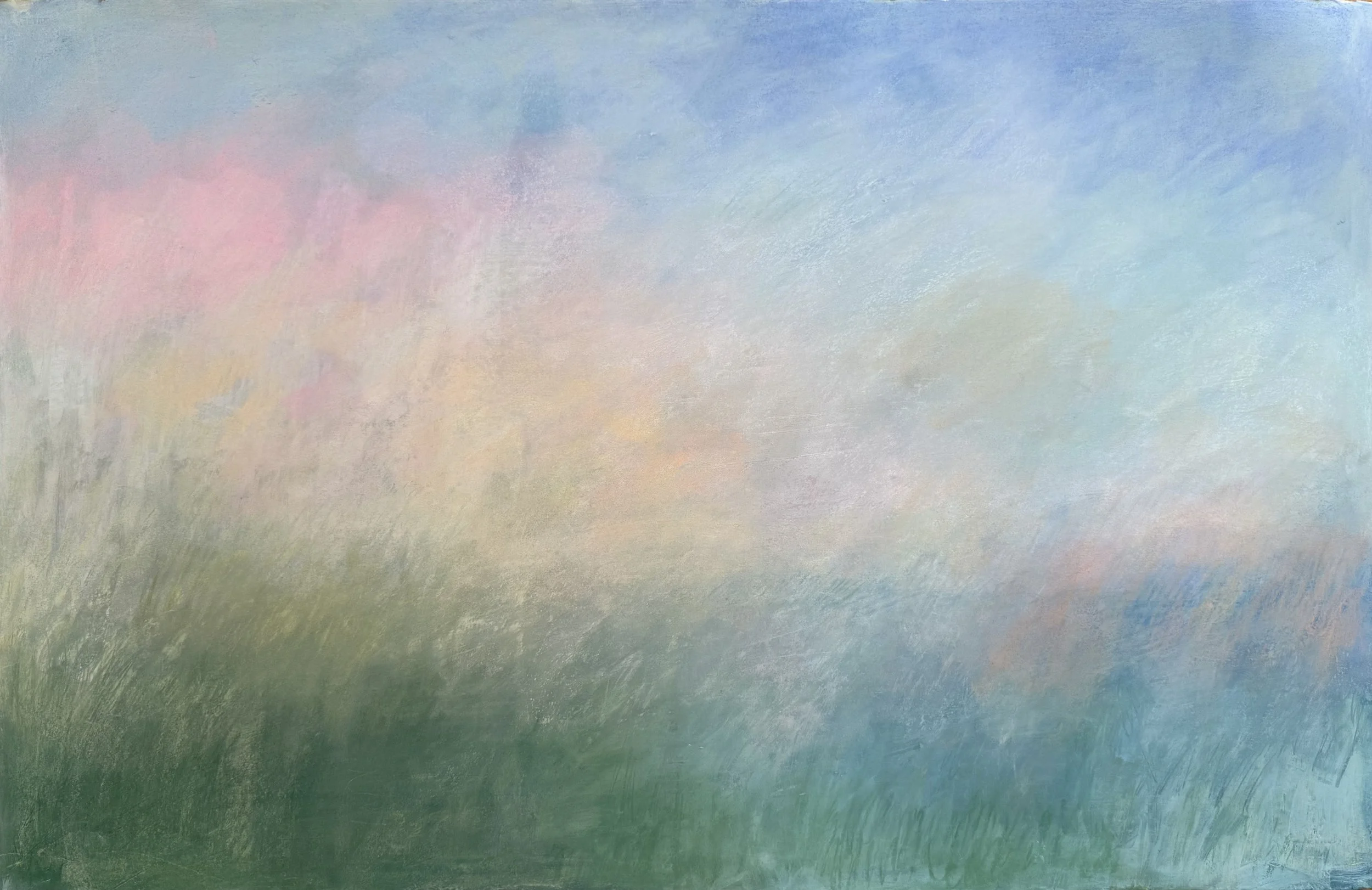 Misty, pastel on paper, 40" x 28"