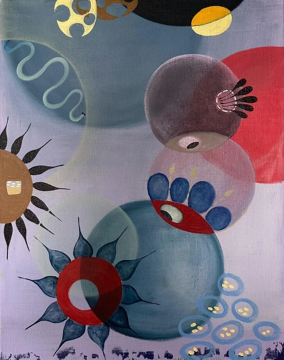 Little Reef #8, 2025, oil on linen 20" x 16"
