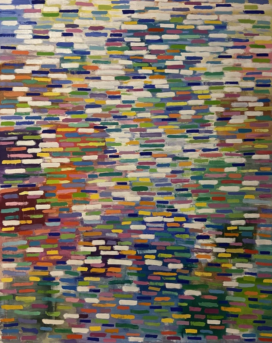 Pattern 2, 2025, oil on canvas, 95” x 77”