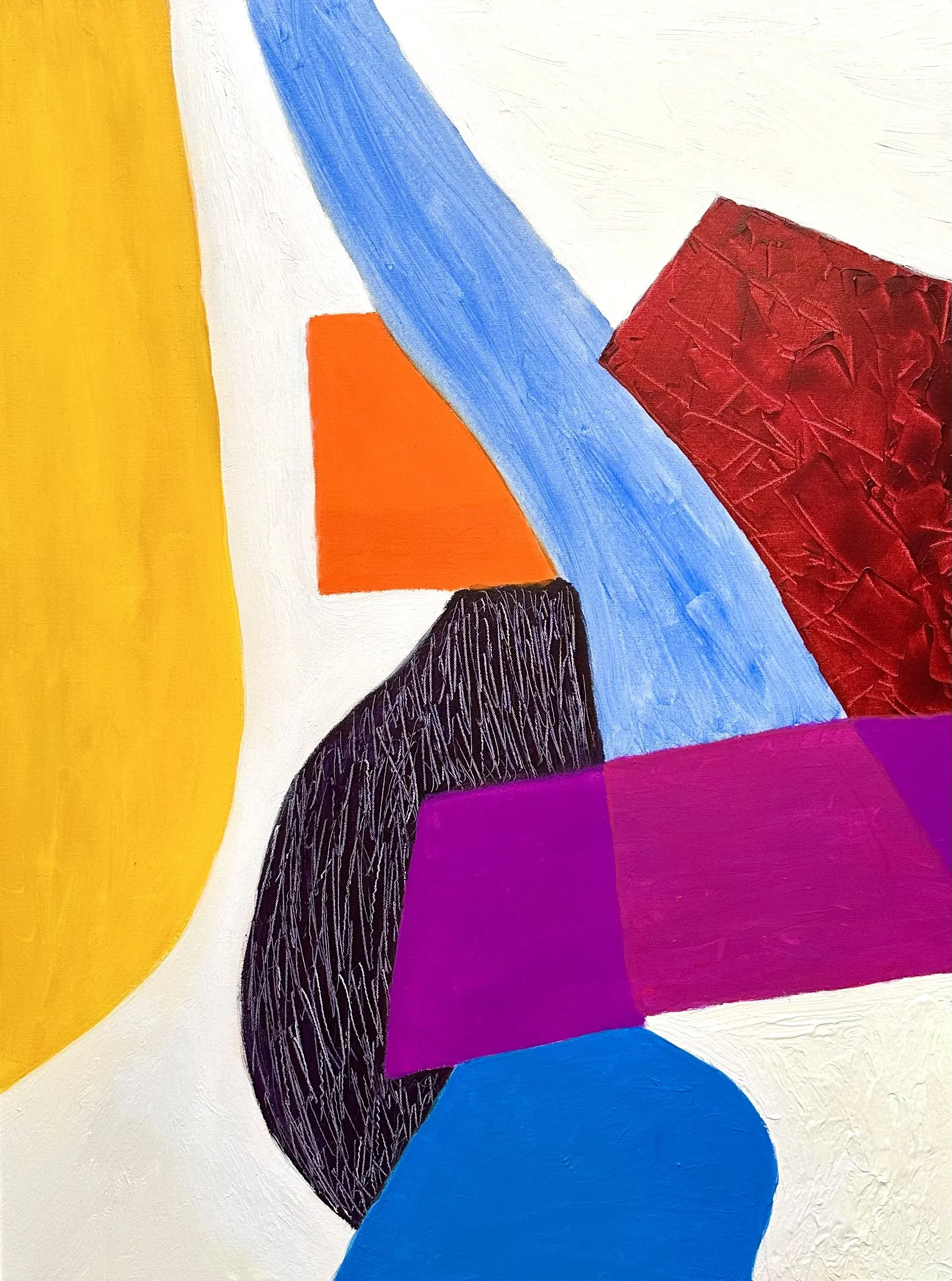 Salutation, 2025, Acrylic on Canvas, 30" X 40"