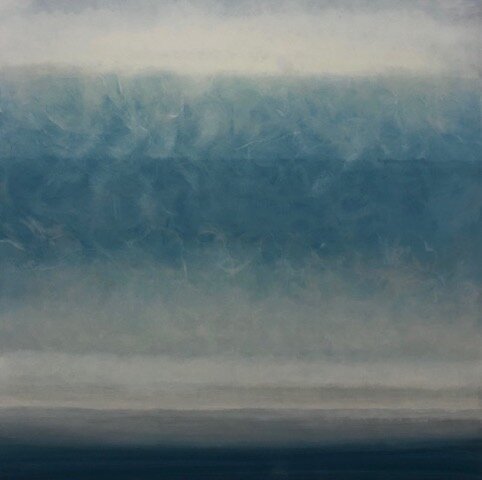 Lazy Point, 2019, oil on canvas, 48 x 48 in