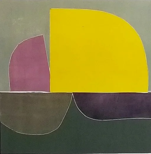 100 Days-No. 20, 2019, Monoprint, 22 x 22 in
