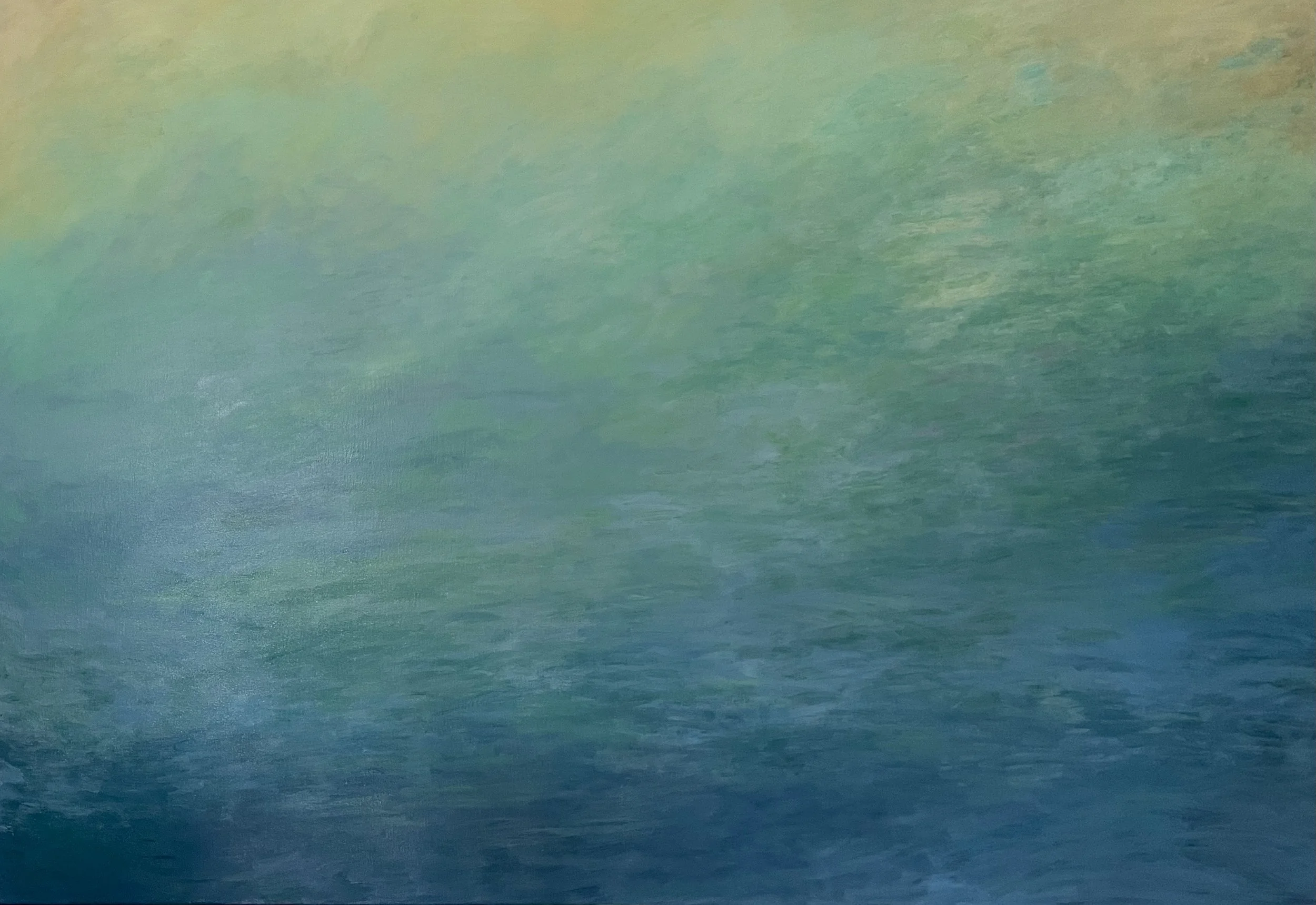 Glade, oil on canvas, 78" x 54"