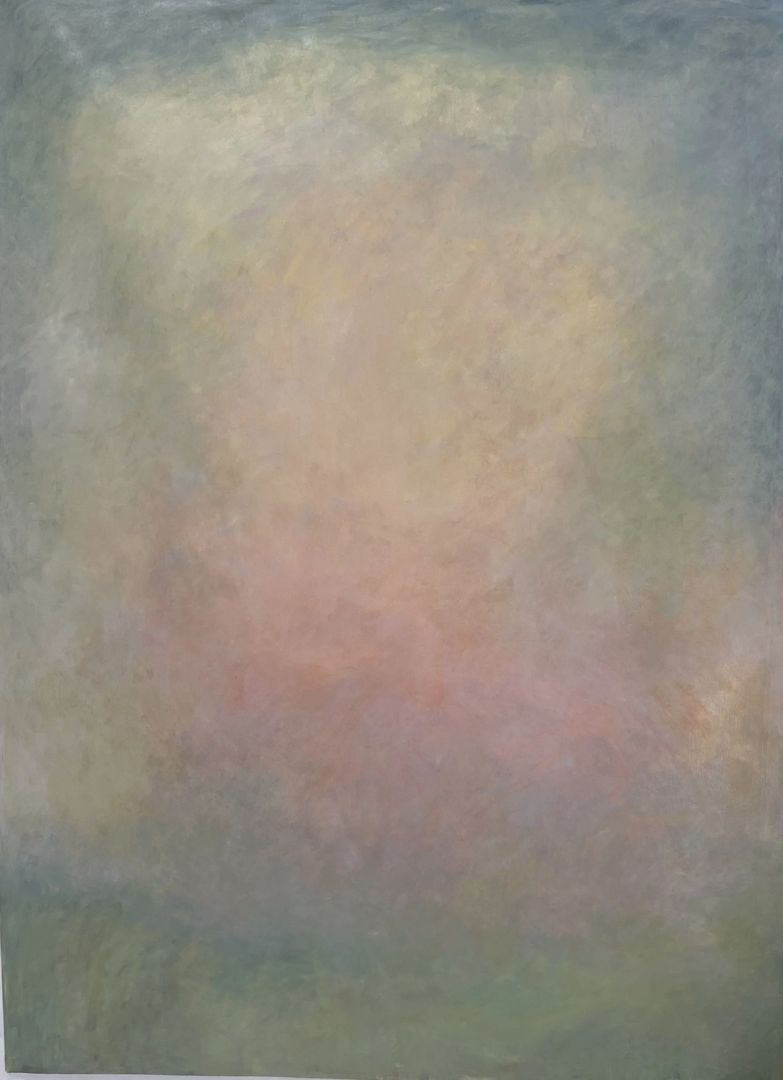 Reflect, oil on canvas, 72" x 52"
