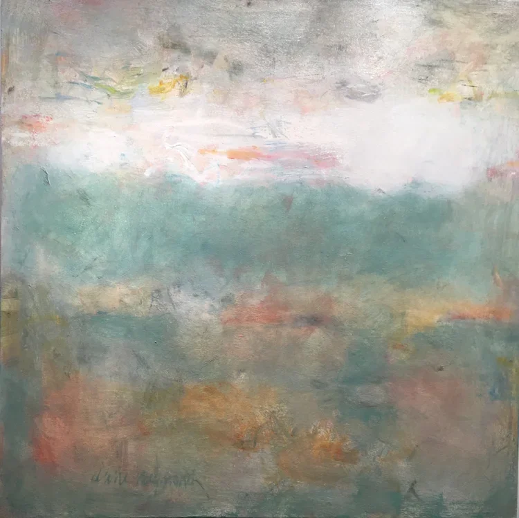 By the Bay, 2019, oil on canvas, 40 x 40 in