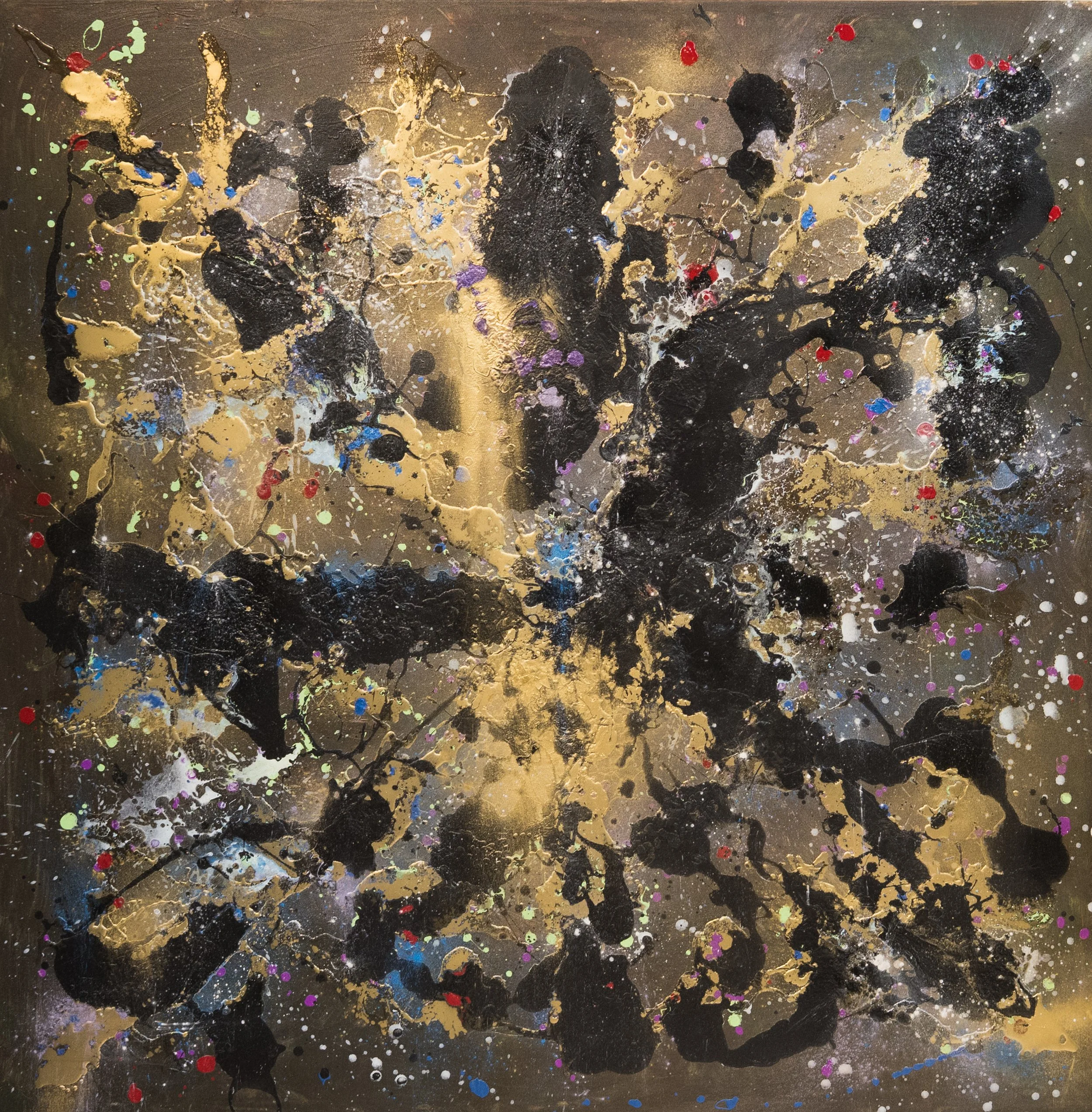 The Big Bang. 2025. Acrylic on Canvas. 60 x 60 in