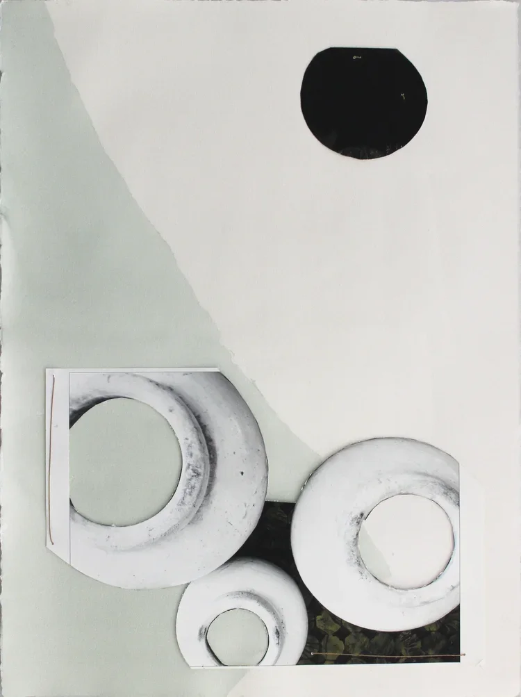 Every Choice is Important, 2016, archival photographic prints, watercolor, 30 x 22 in