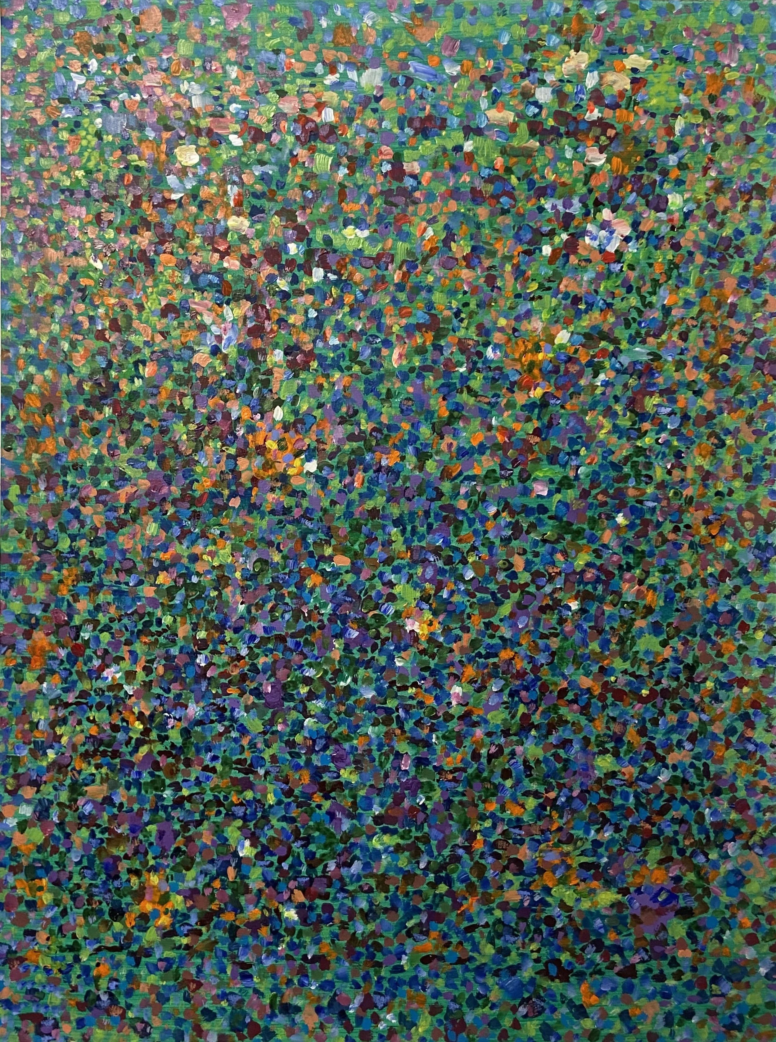Pattern 3, 2025, acrylic on paper, 24” x 18”