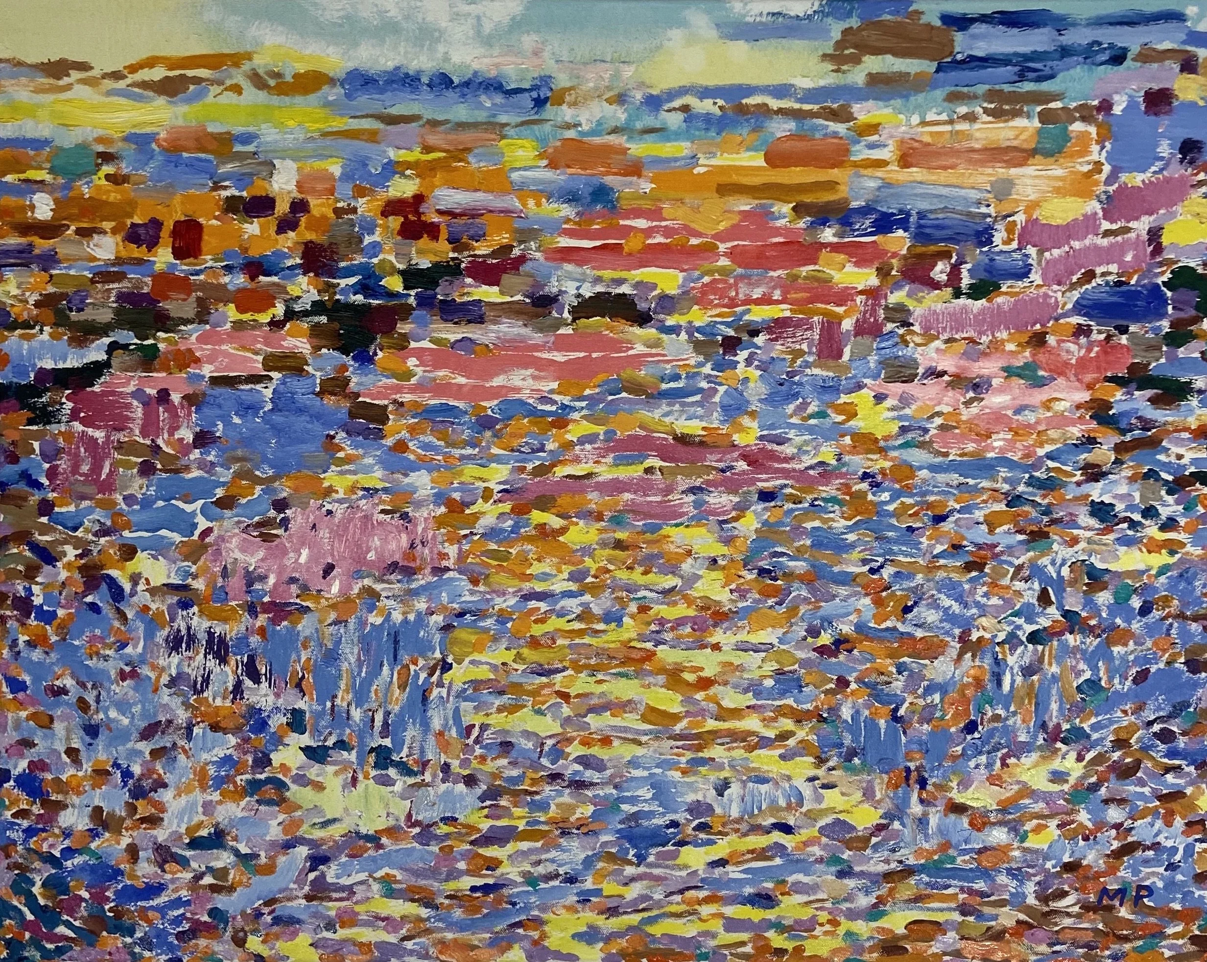 Landscape 2, 2024, oil on canvas, 24” x 30”