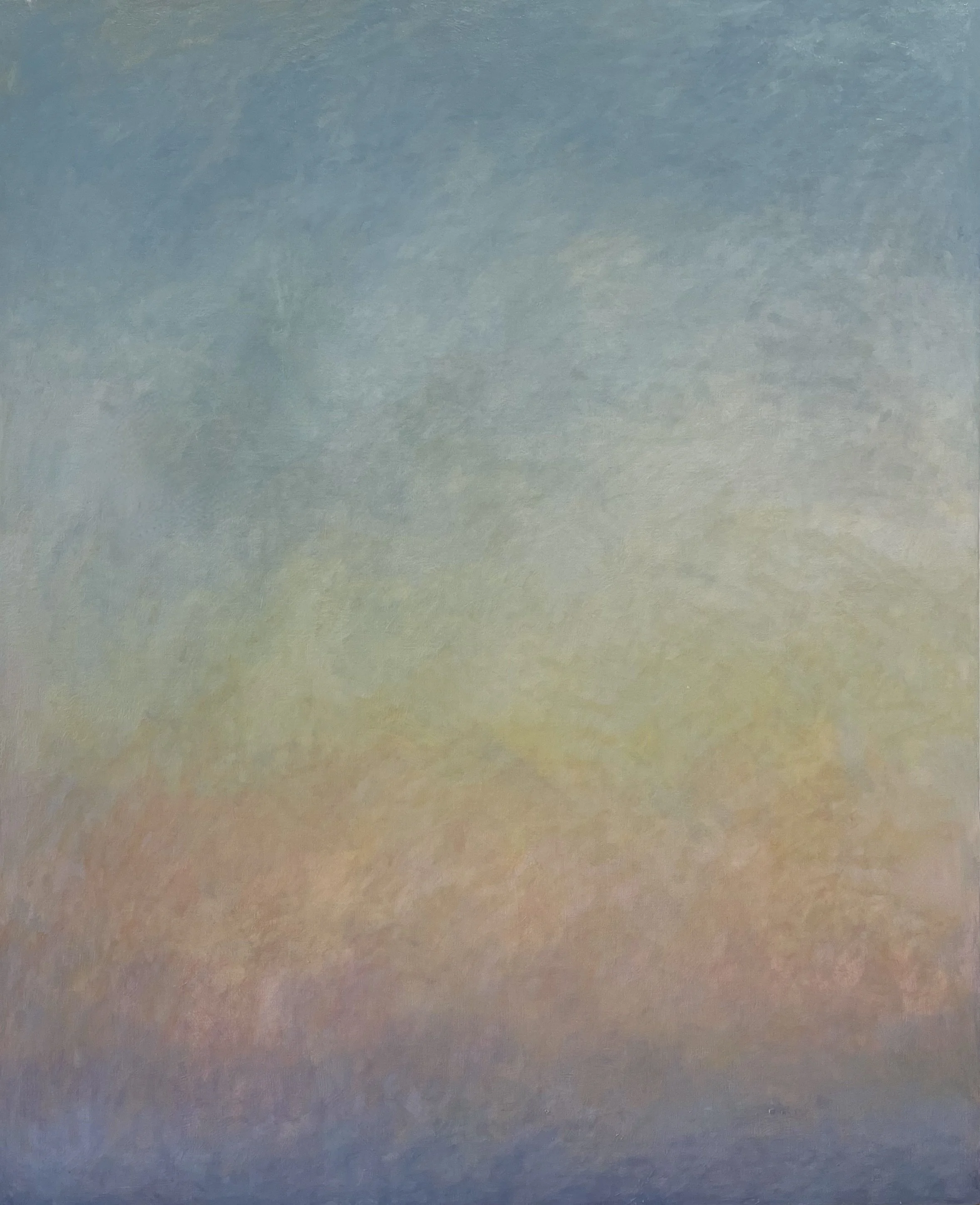 Evening Sky, oil on canvas, 48" x 62"