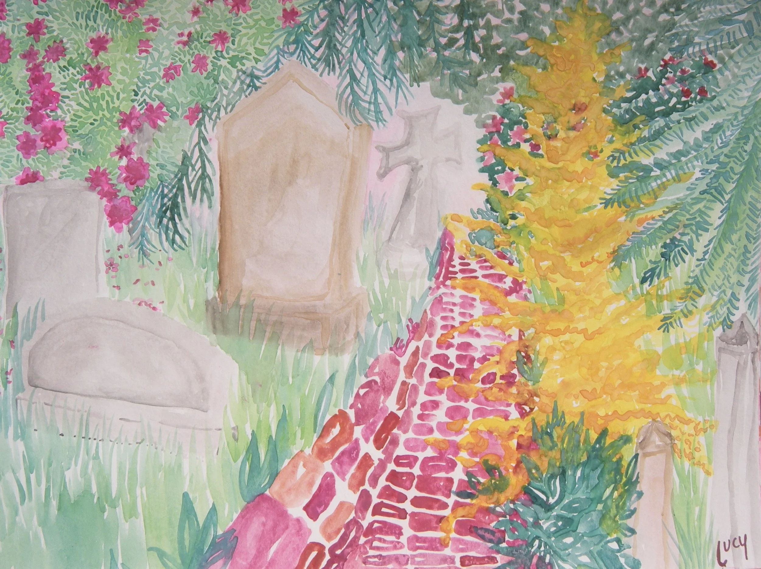 Path along Oakland Cemetery