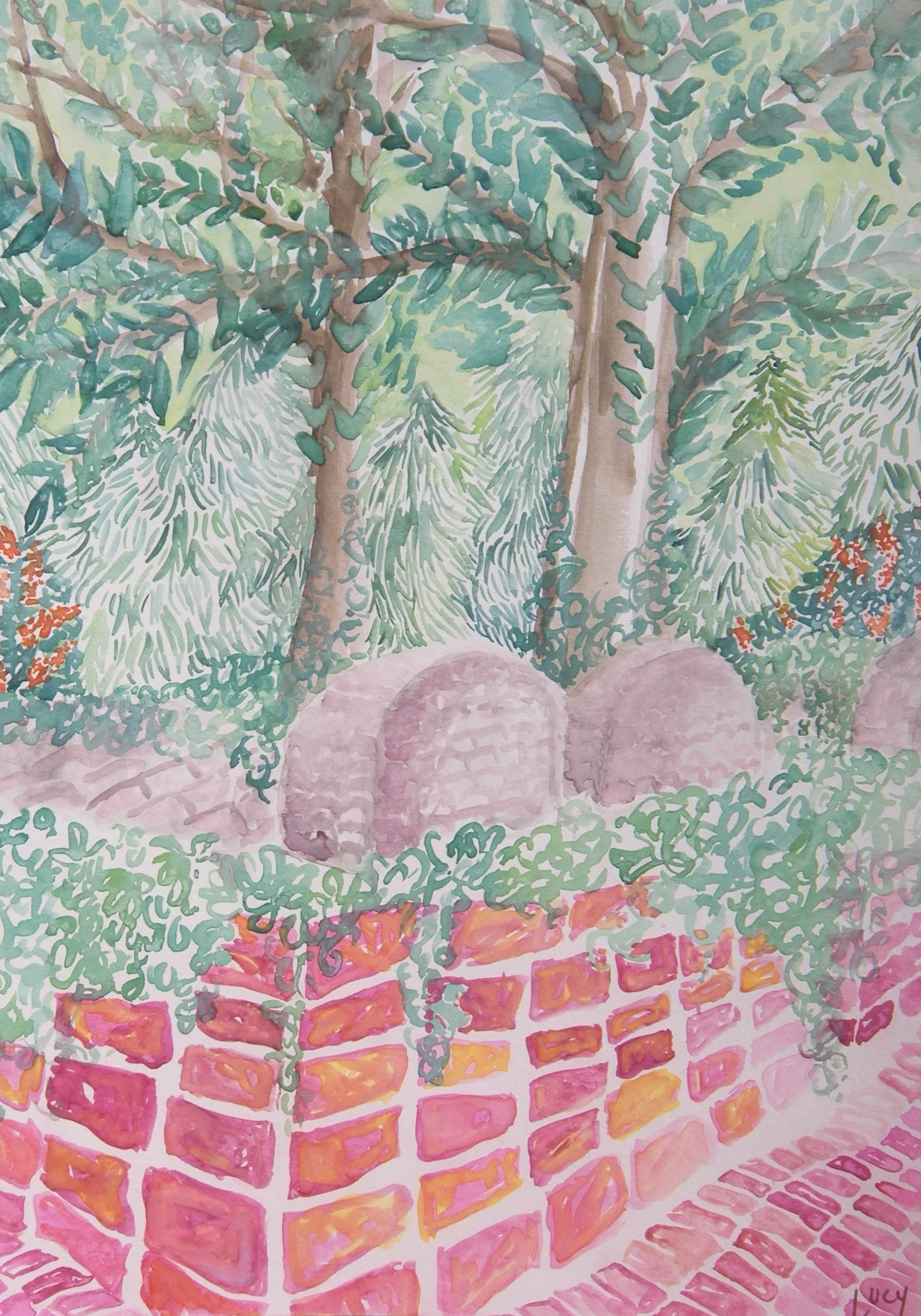 Gravebeds at Oakland Cemetery