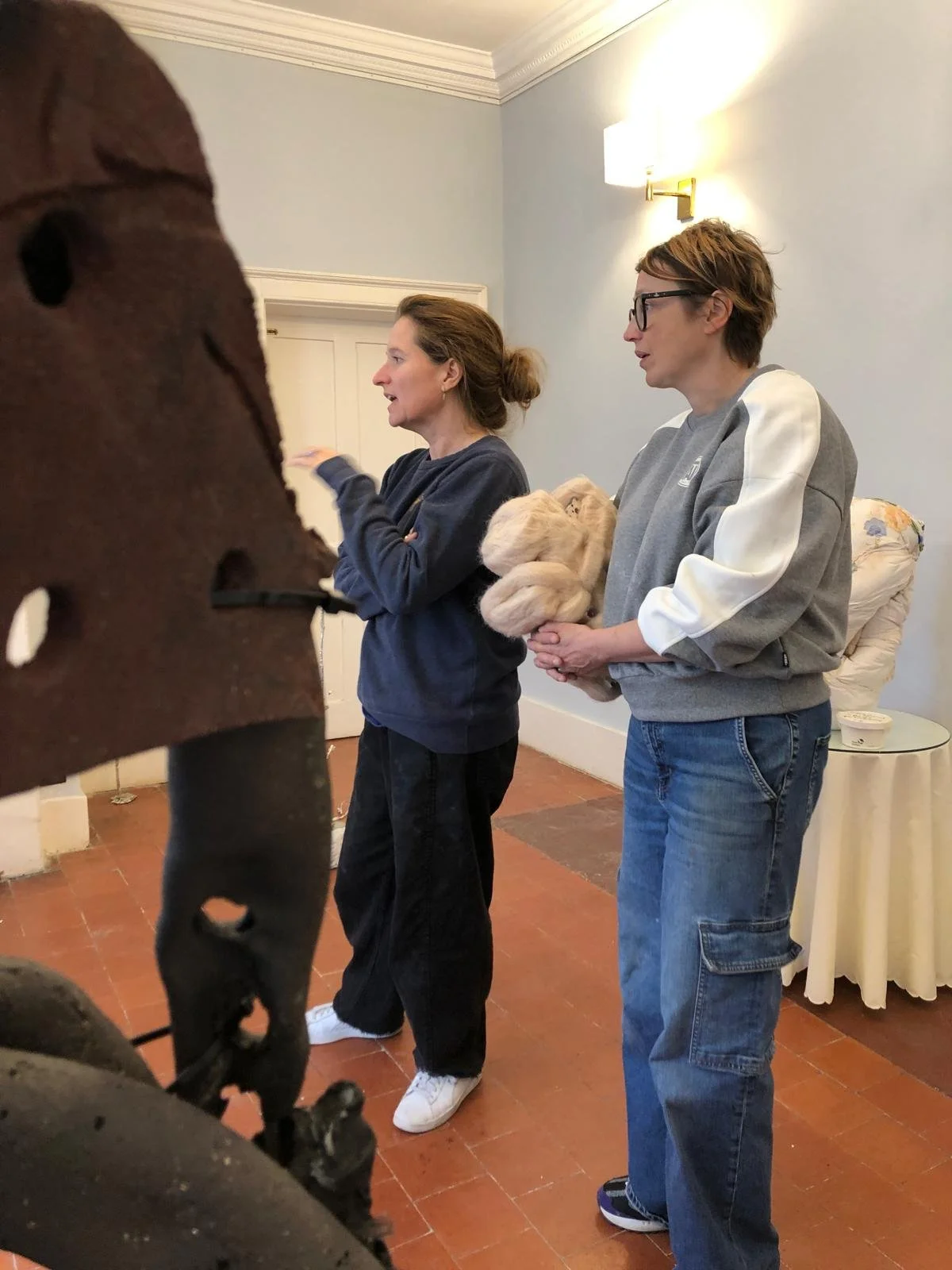 Ellie Reid and Jennifer Moore Curating