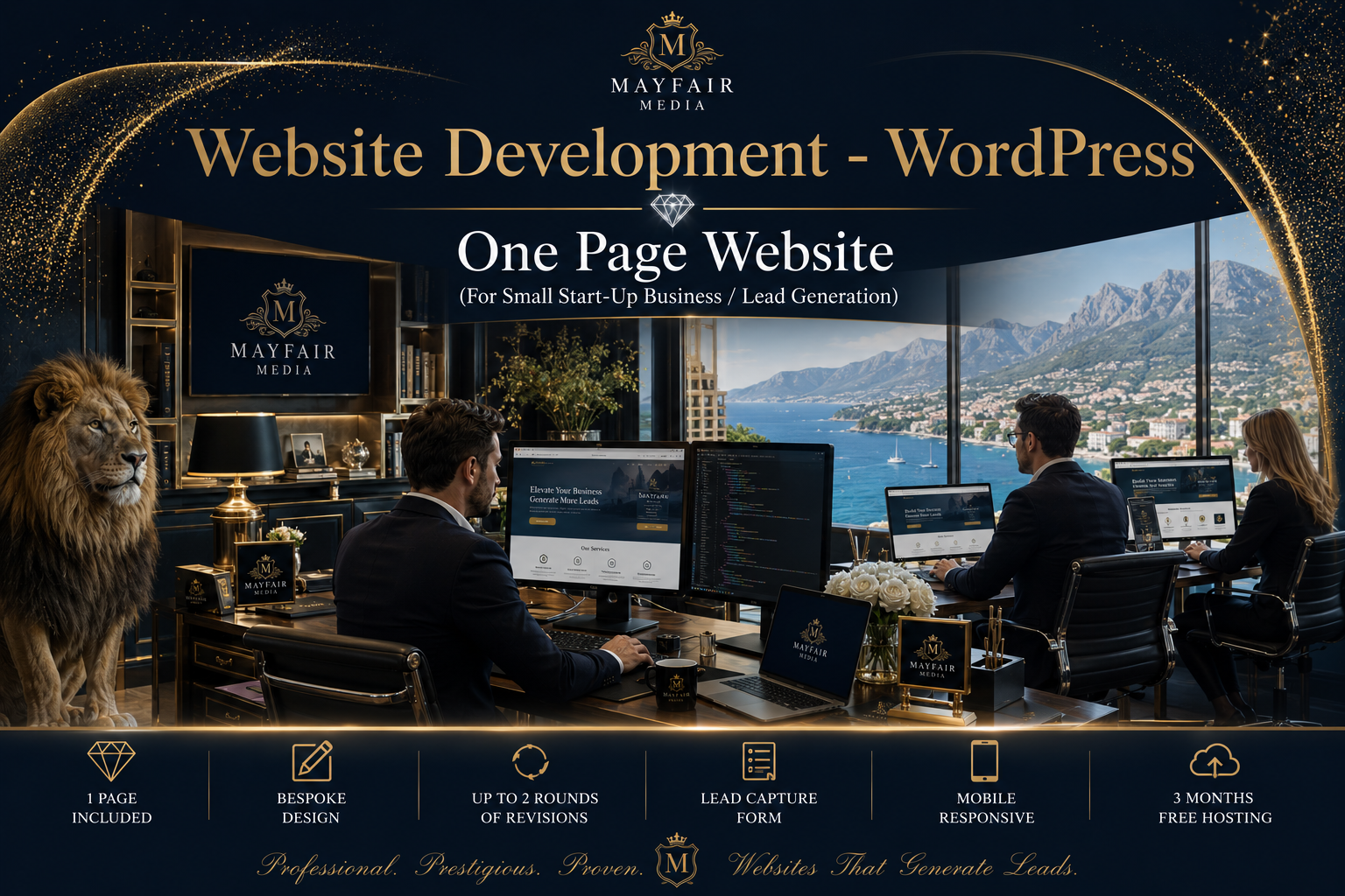 Website Development - WordPress One Page Website (For Small Start-Up Business / Lead Generation)