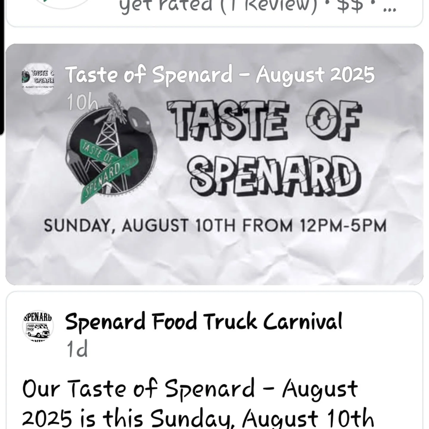 #tasteofspenard
#sncbourbonworks
#greatcombination
Come support local